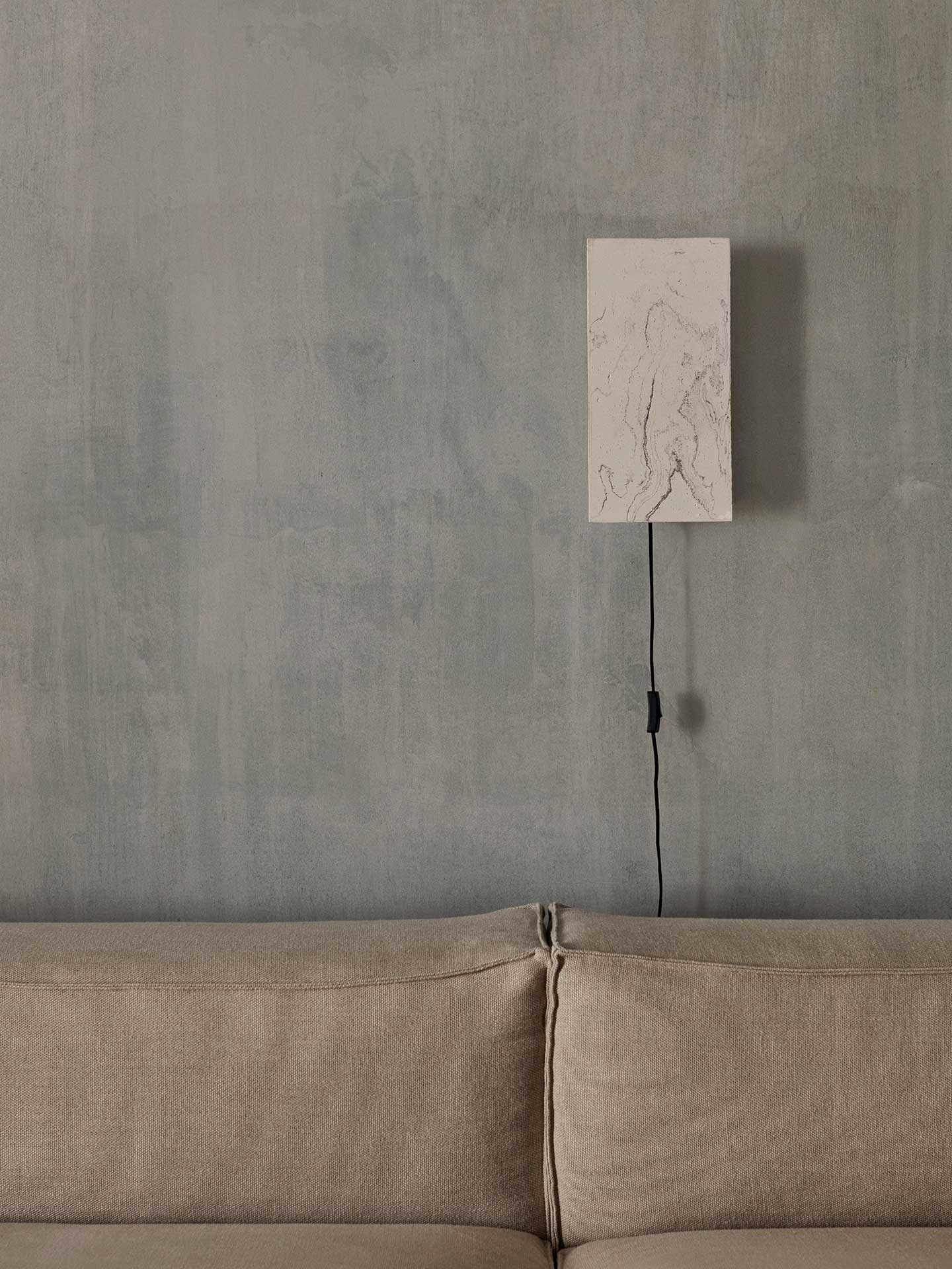 Argilla Wall Lamp - Rectangular - Marble White - Image 2