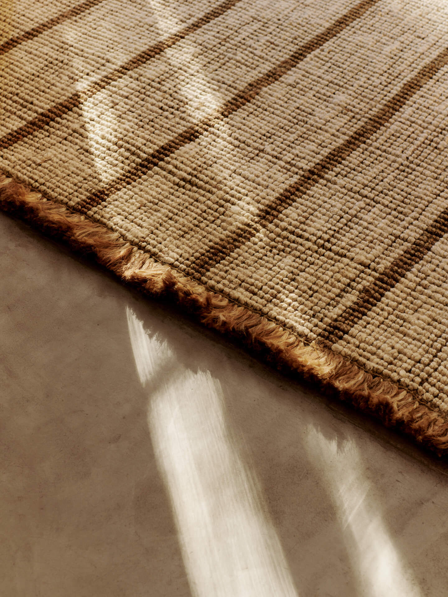 Athens Stripes Rug - Natural/Off-White - Image 3