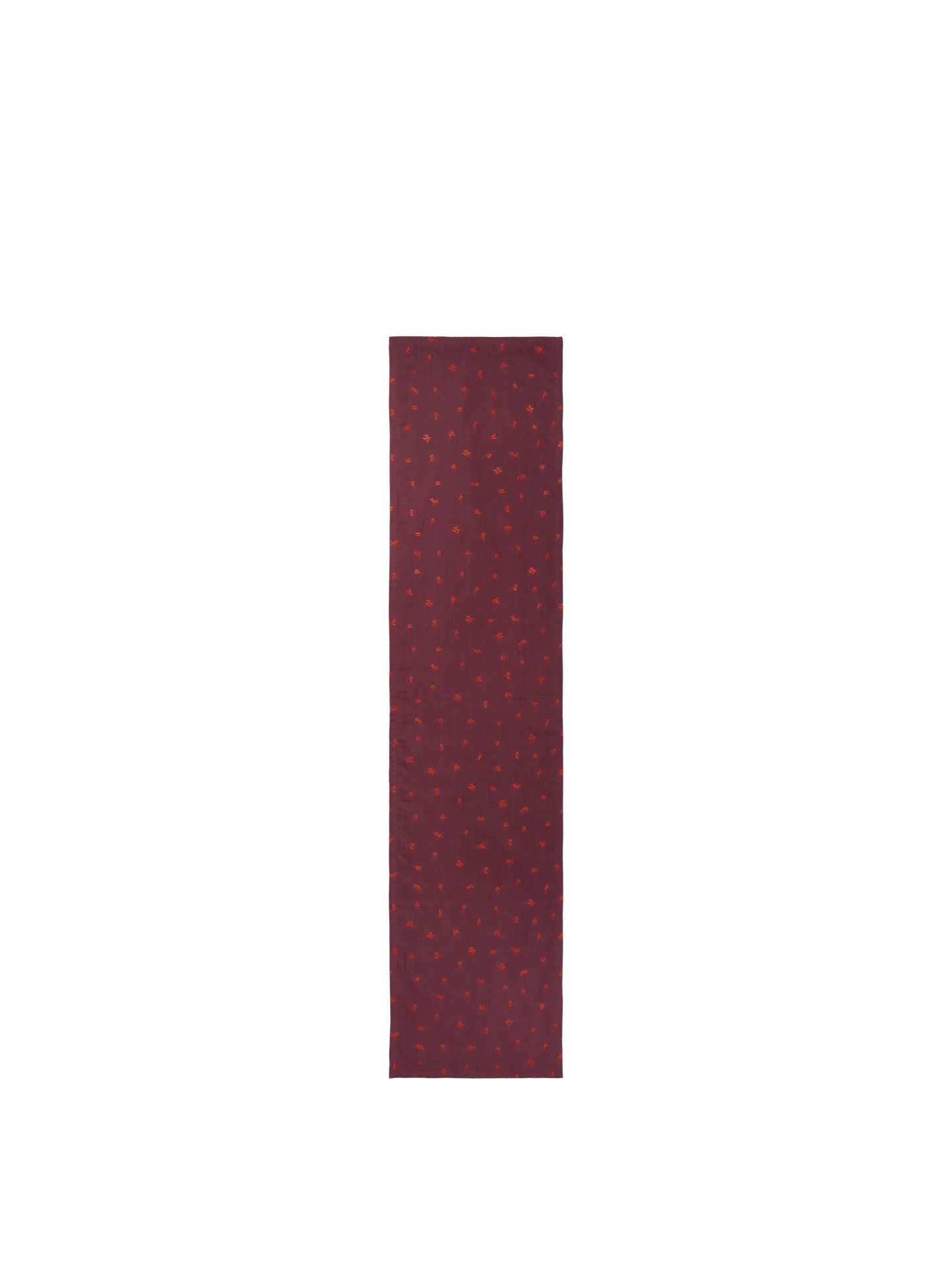 Baies Table Runner - Dark Grape/Picante Red
