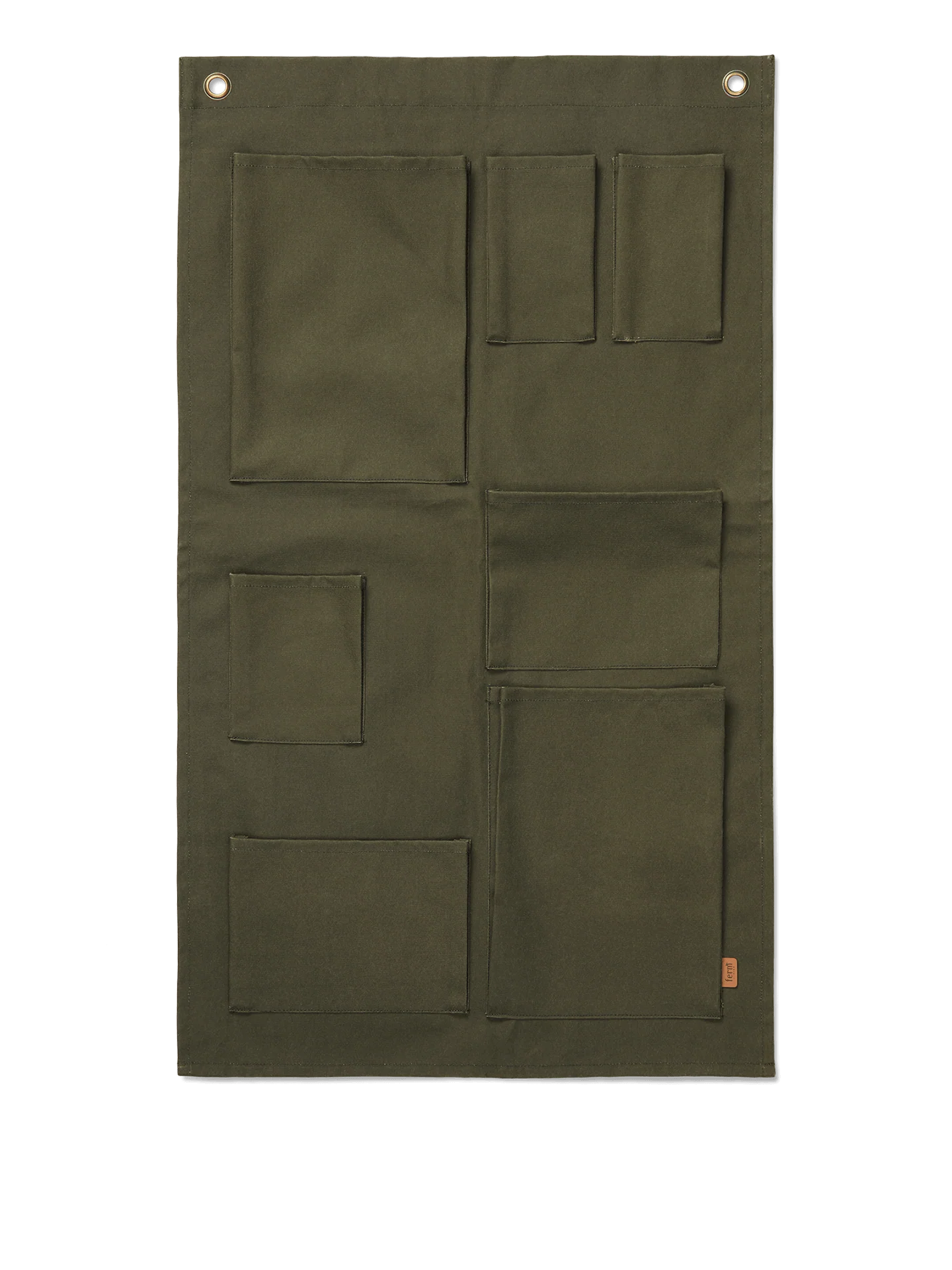 Bark Garden Wall Storage - Olive