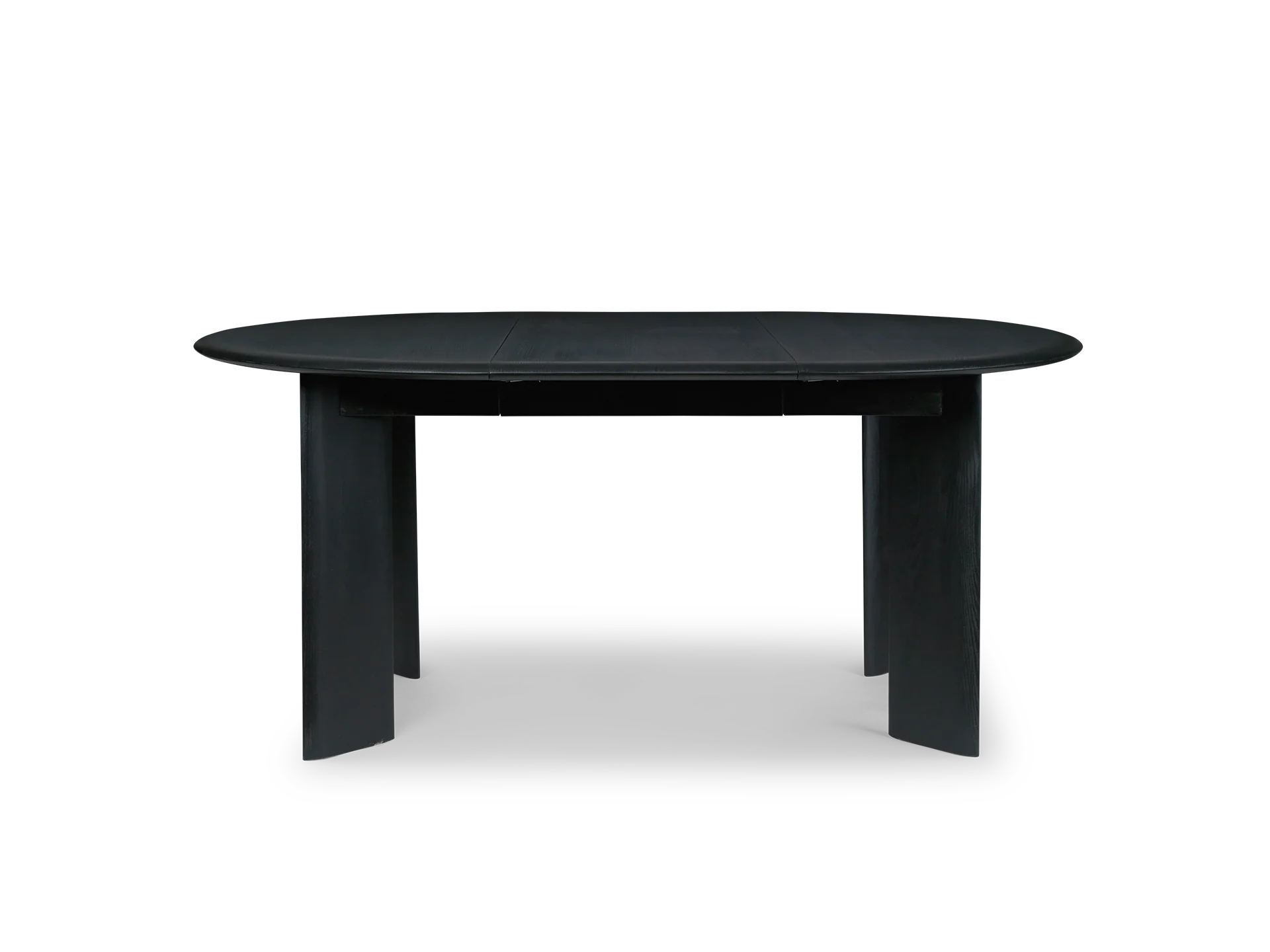 Bevel Table - Extendable x 2 - Black Oiled Beech - Image 4