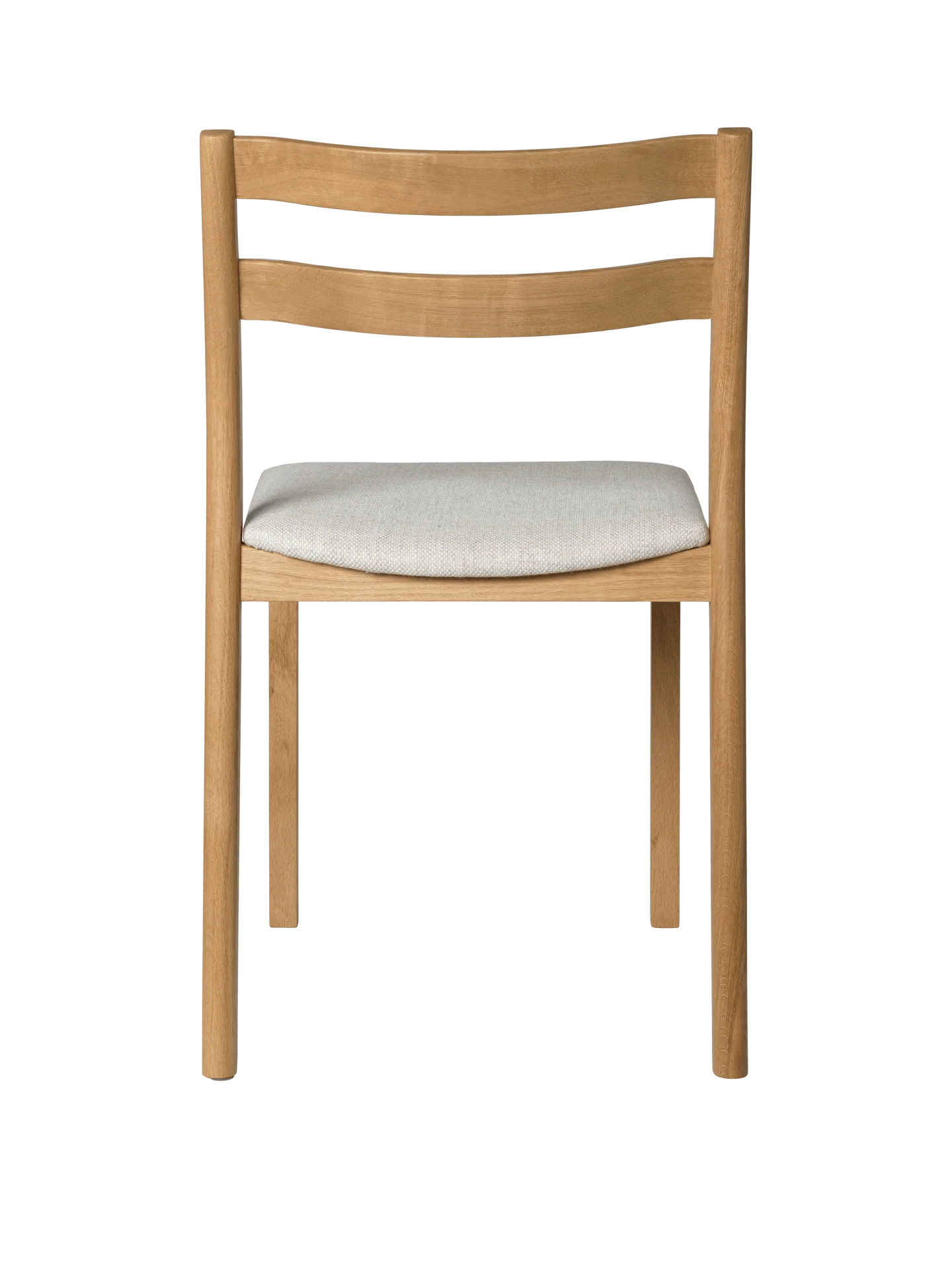 Boda Dining Chair - Upholstered Seat - Staple - Natural Oak/Off-White - Image 3