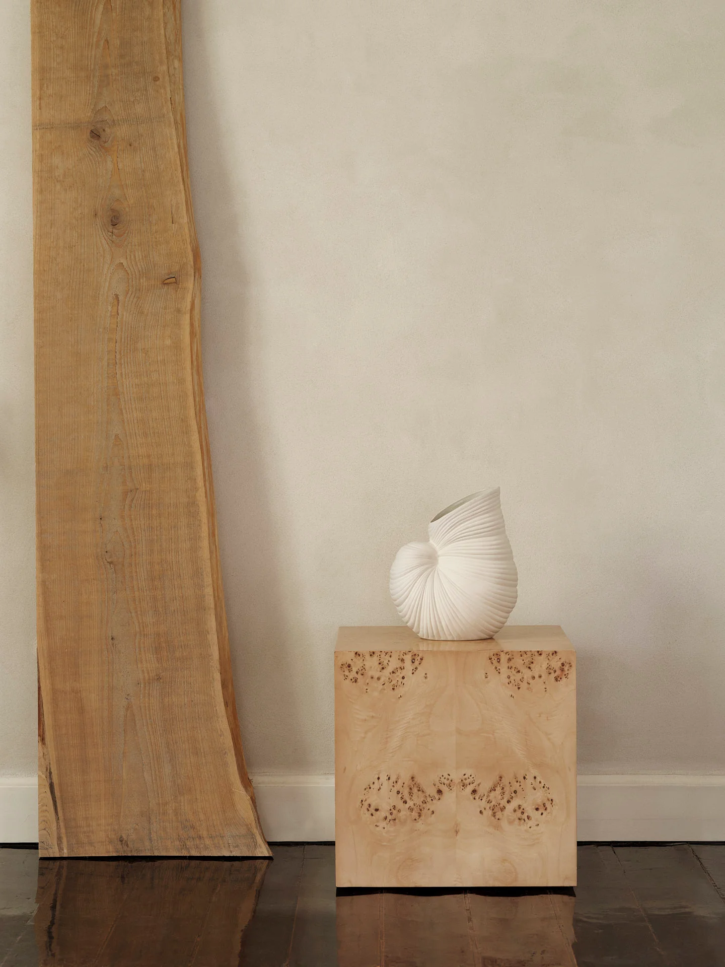 Burl Cube Side Table - Natural - Image 3