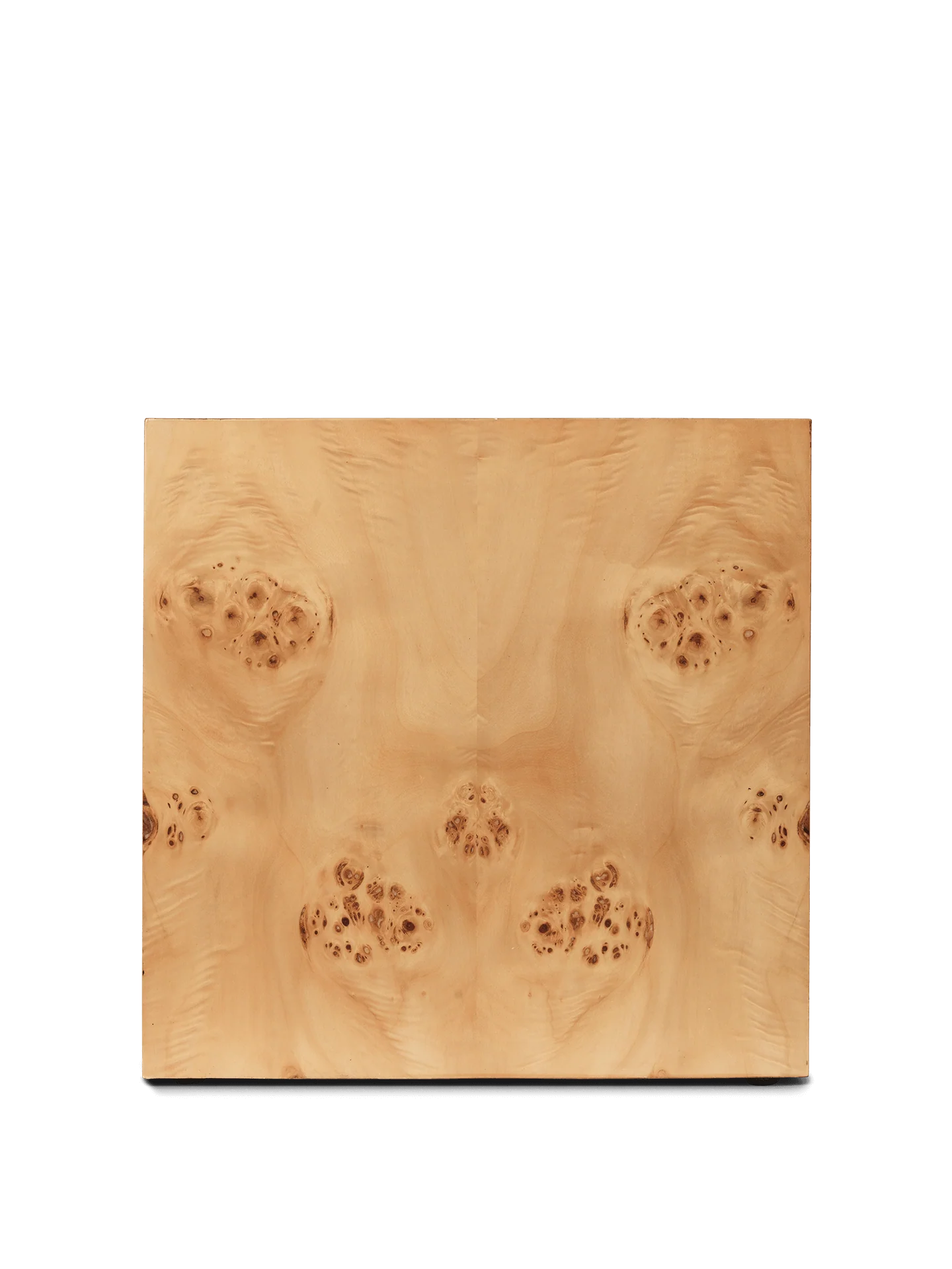 Burl Cube Side Table - Natural - Image 4
