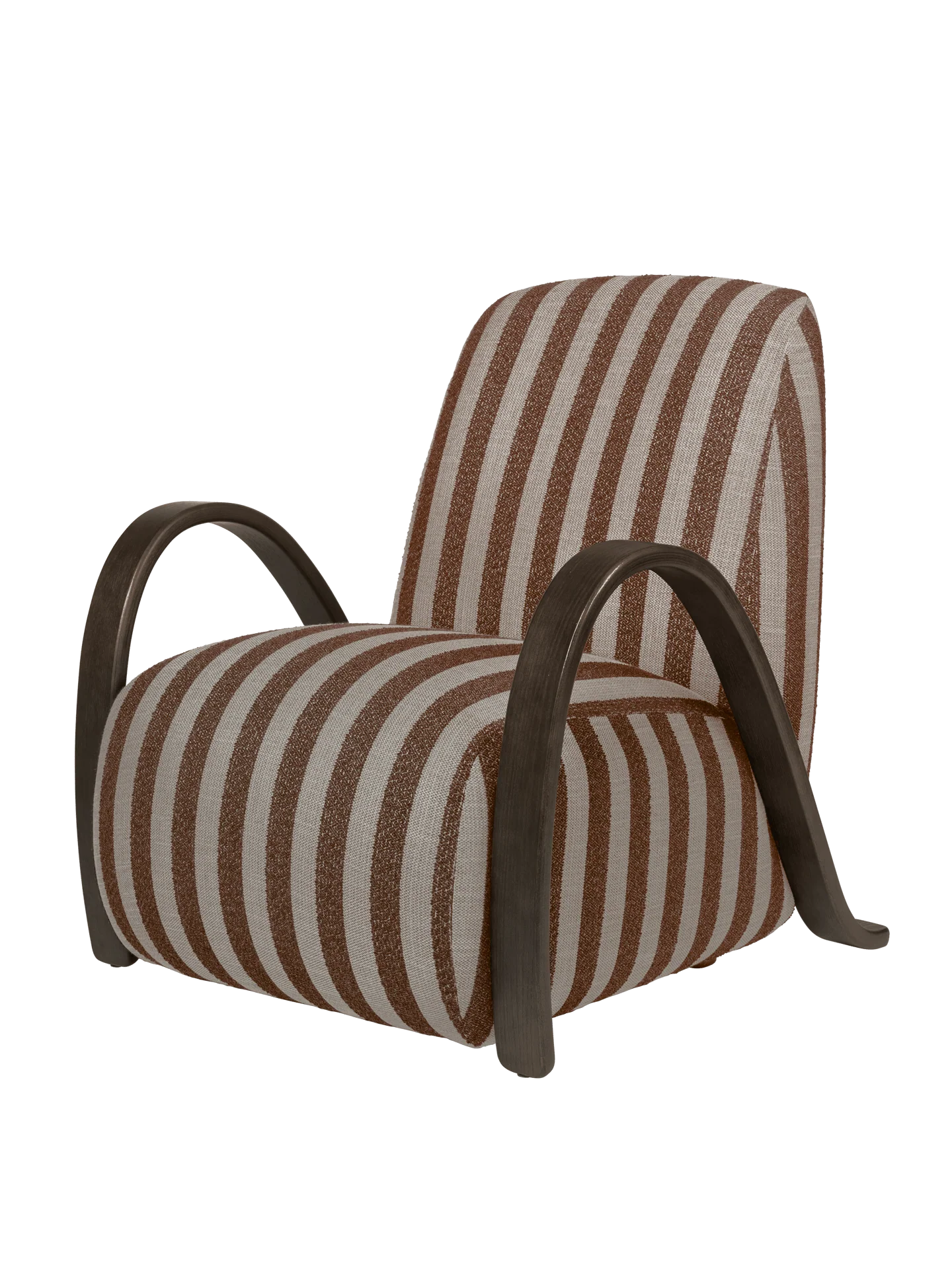 Buur Lounge Chair - Louisiana - Sand/Chocolate
