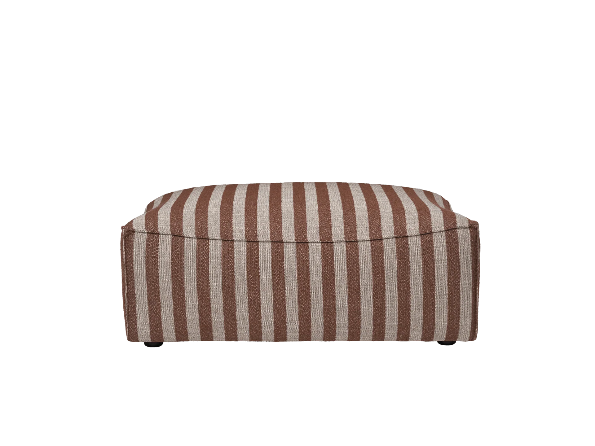 Catena Pouf Rectangular L501 - Louisiana - Sand/Chocolate
