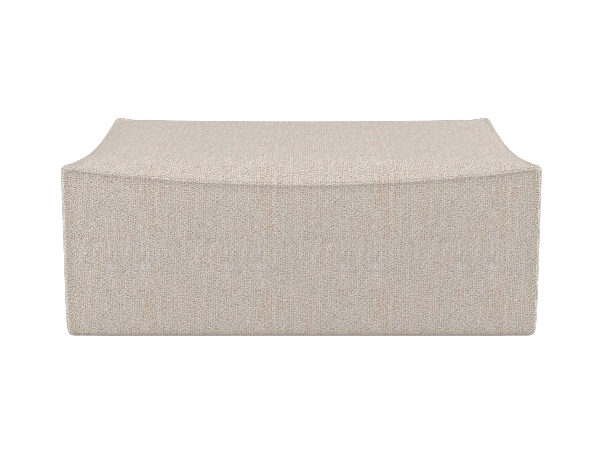 Catena Pouf Rectangular L501 - Soft Bouclé - Natural