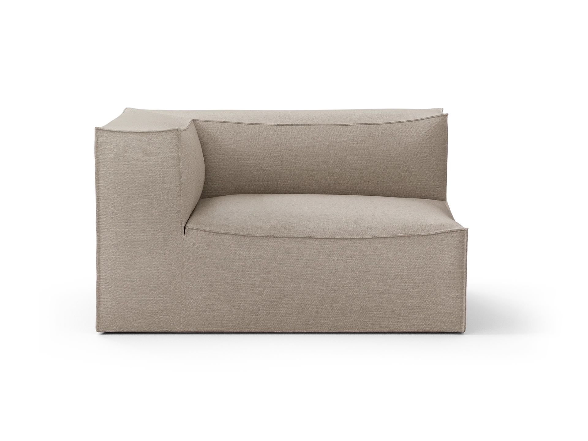 Catena Sofa Armrest Left L400 - Cotton Linen - Natural
