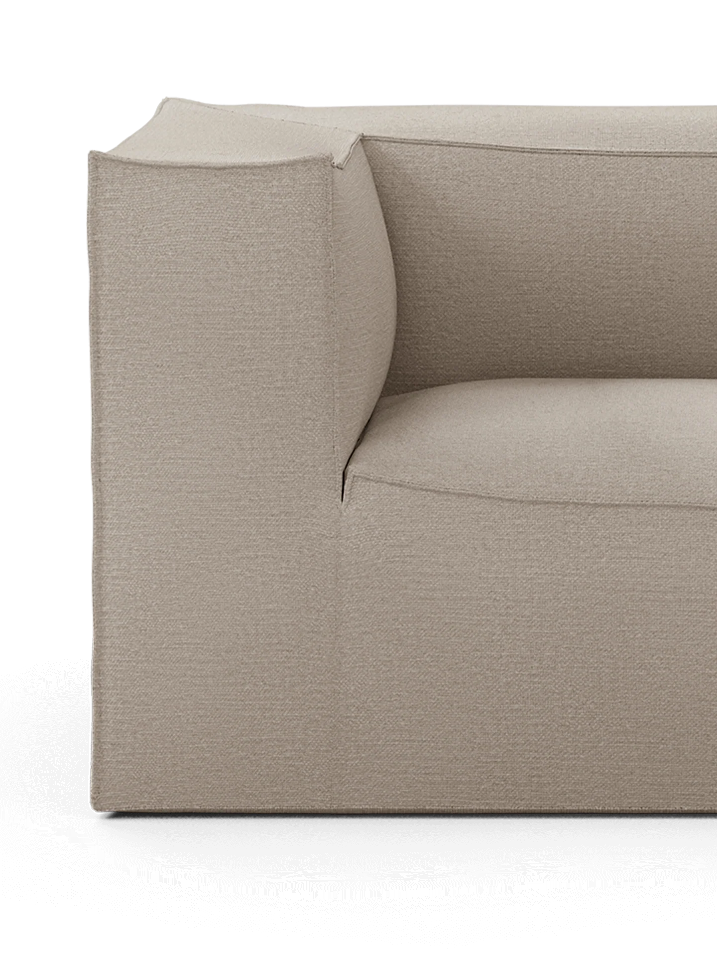 Catena Sofa Armrest Left S400 - Cotton Linen - Natural - Image 2