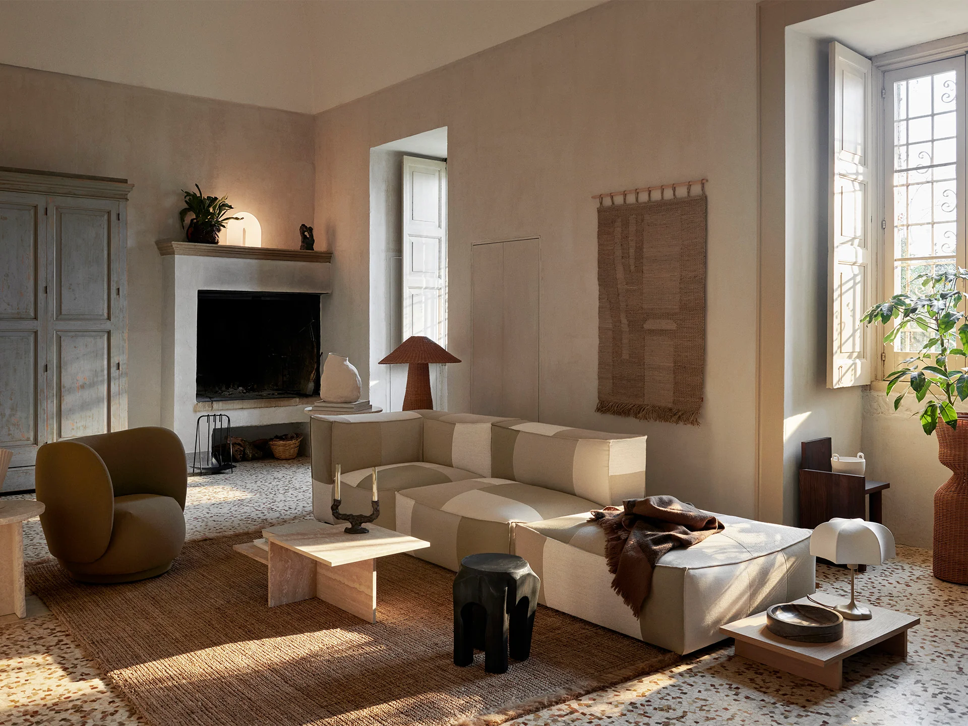 Catena Sofa Center Module L100 - Patchwork - Image 2