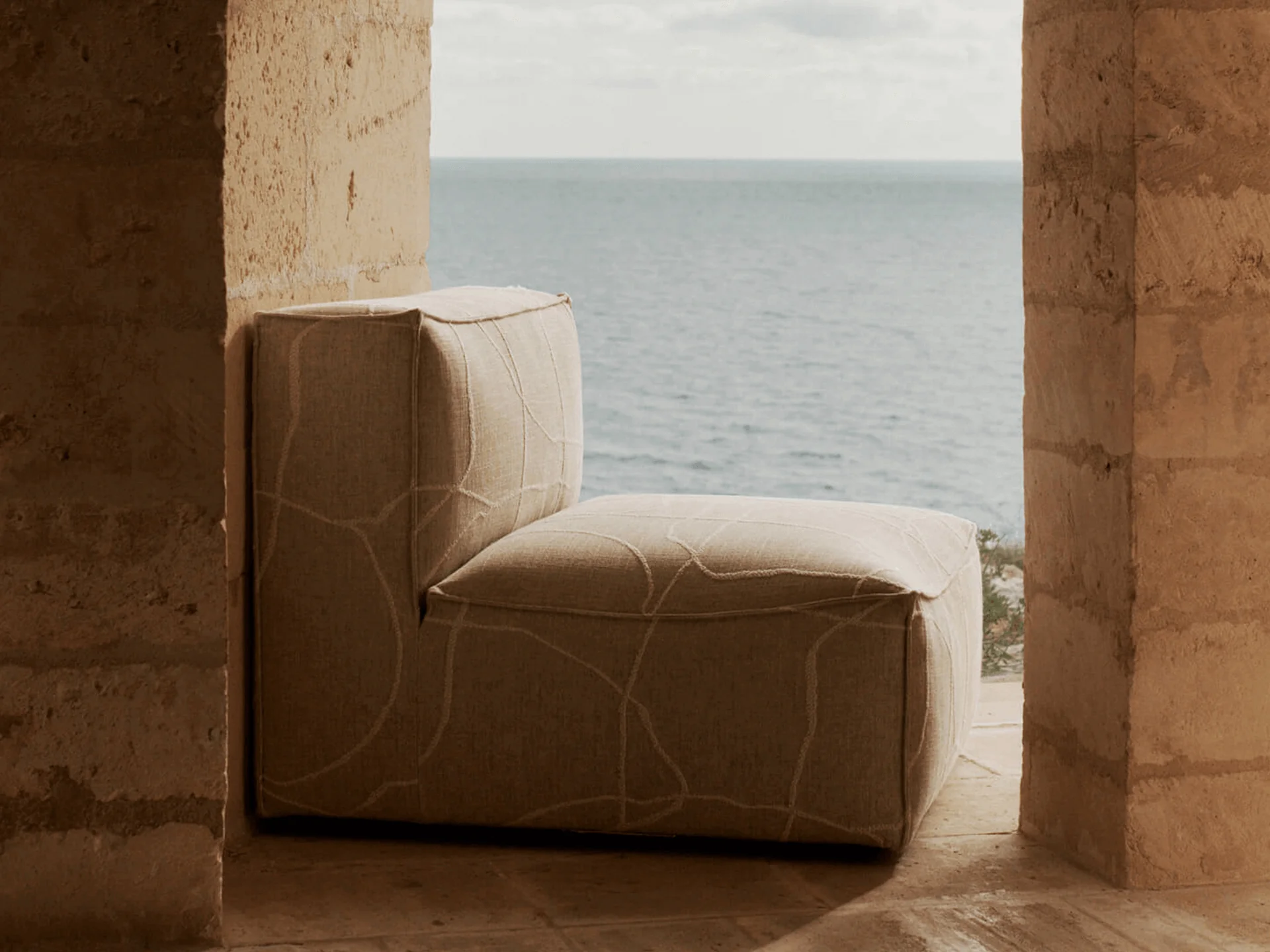 Catena Sofa Center S100 - Can Lis - Sand/Off-White - Image 4