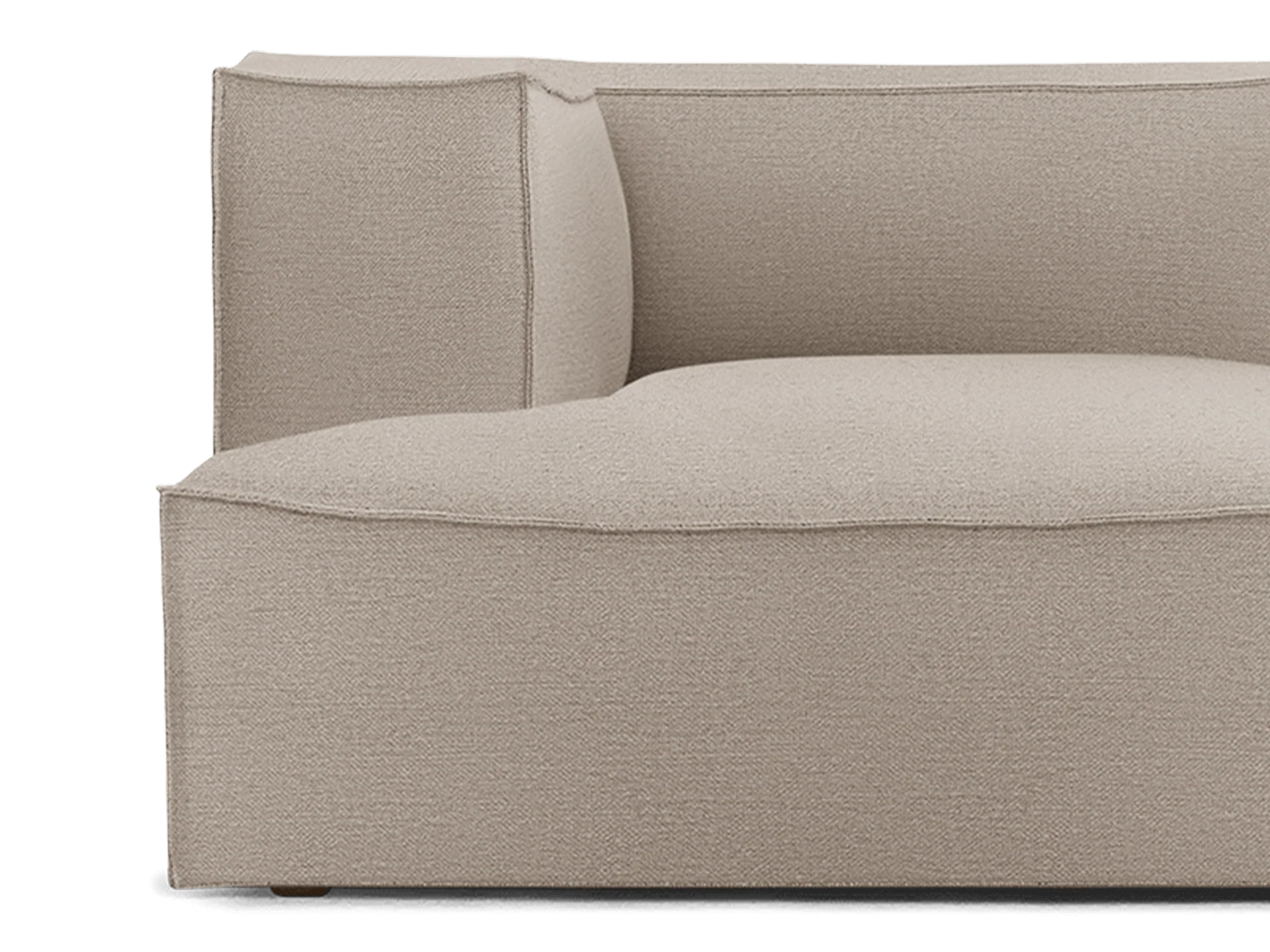 Catena Sofa Chaise Longue Left L600 - Cotton Linen - Natural - Image 2