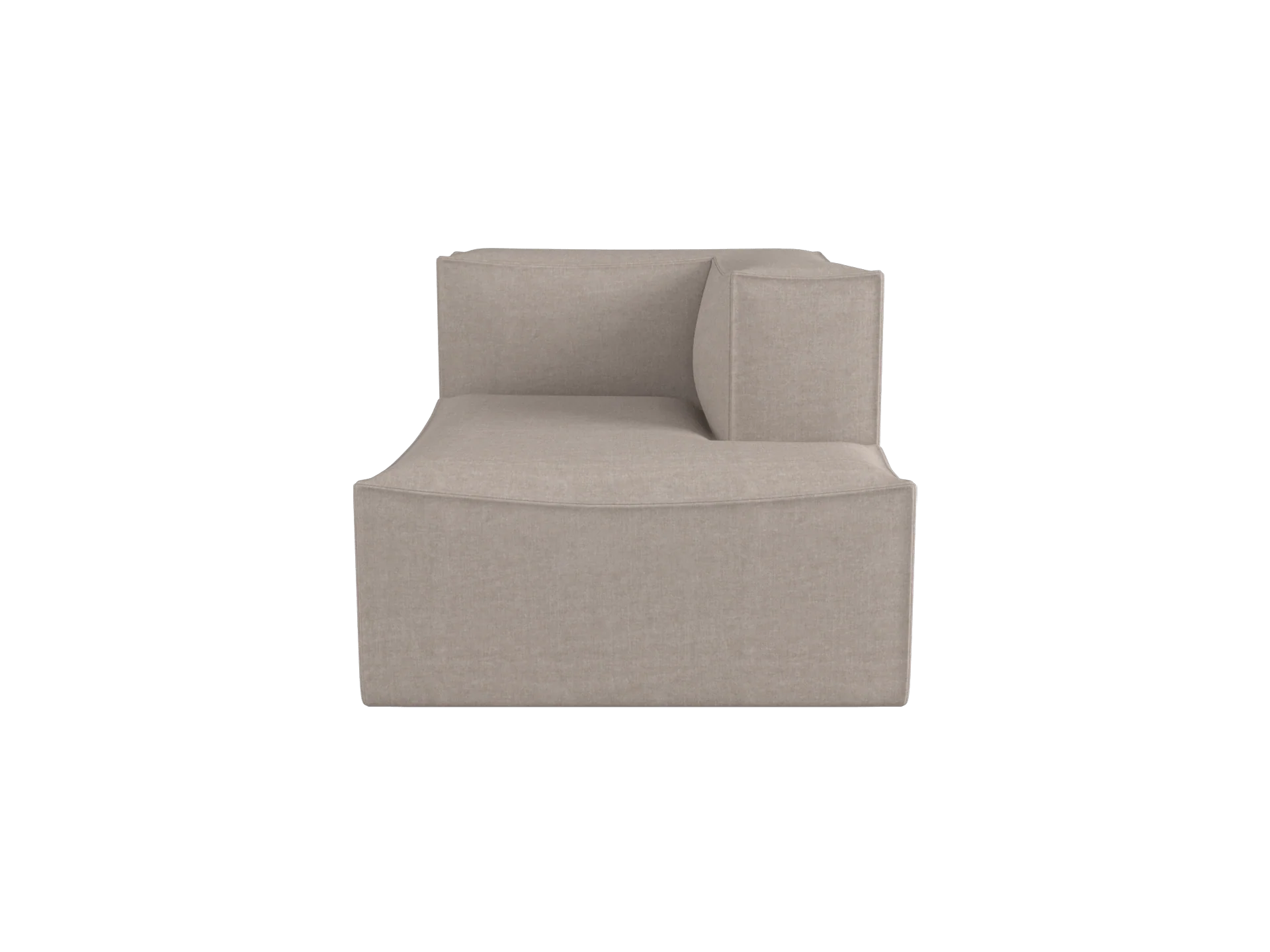Catena Sofa Chaise Longue Right S601 - Cotton Linen - Natural