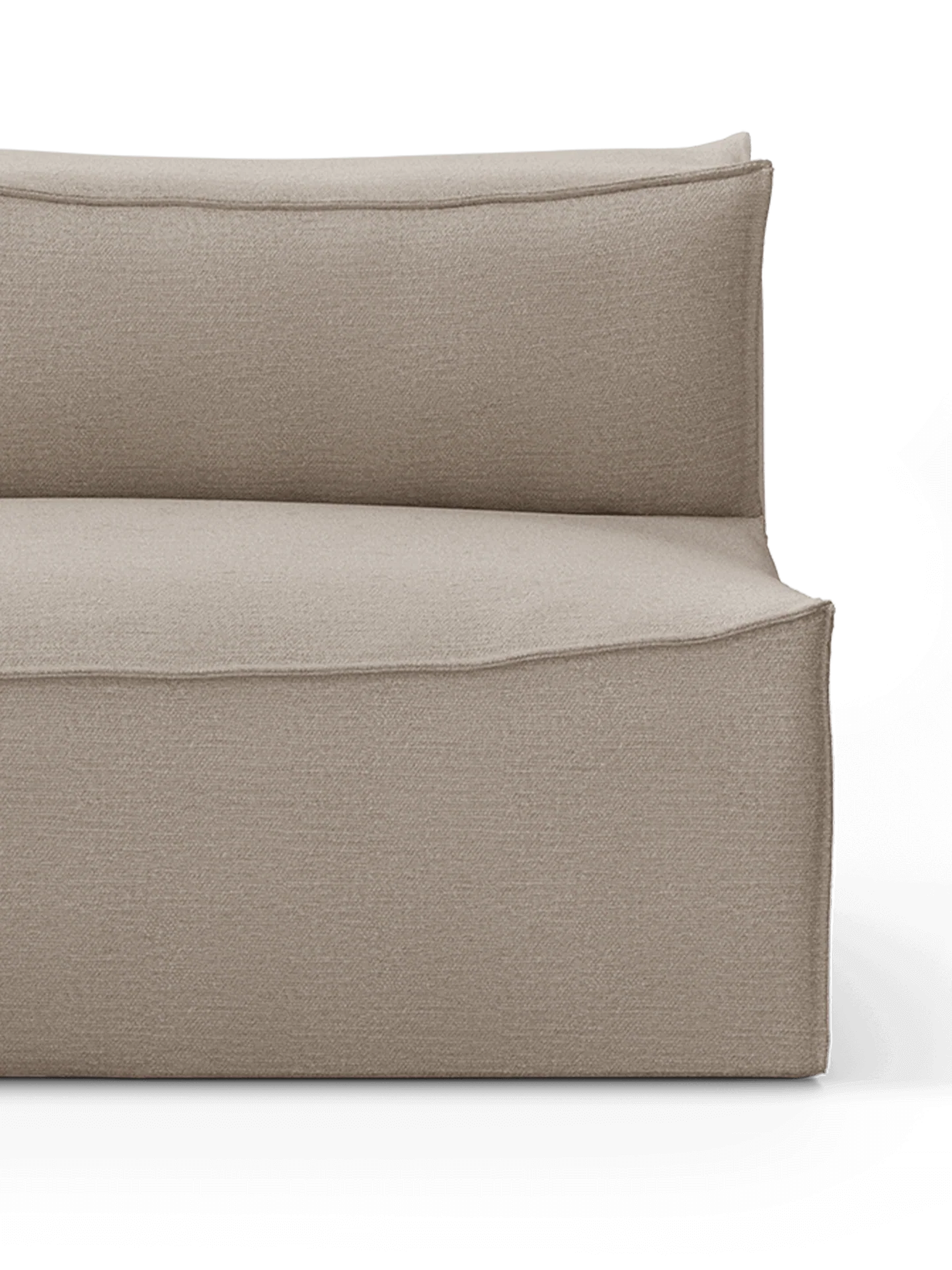 Catena Sofa Open End Left S300 - Cotton Linen - Natural - Image 2