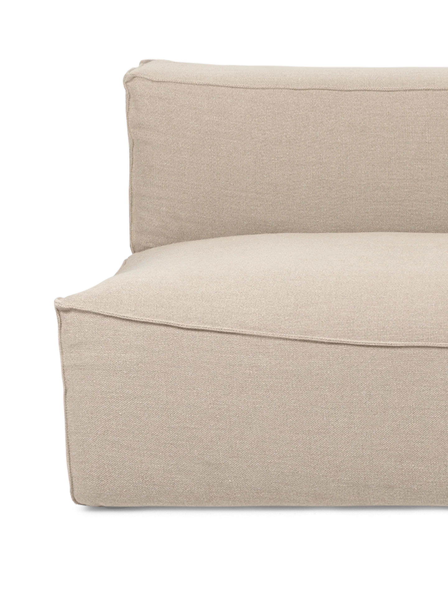 Catena Sofa Open End Right L301 - Rich Linen - Natural - Image 3