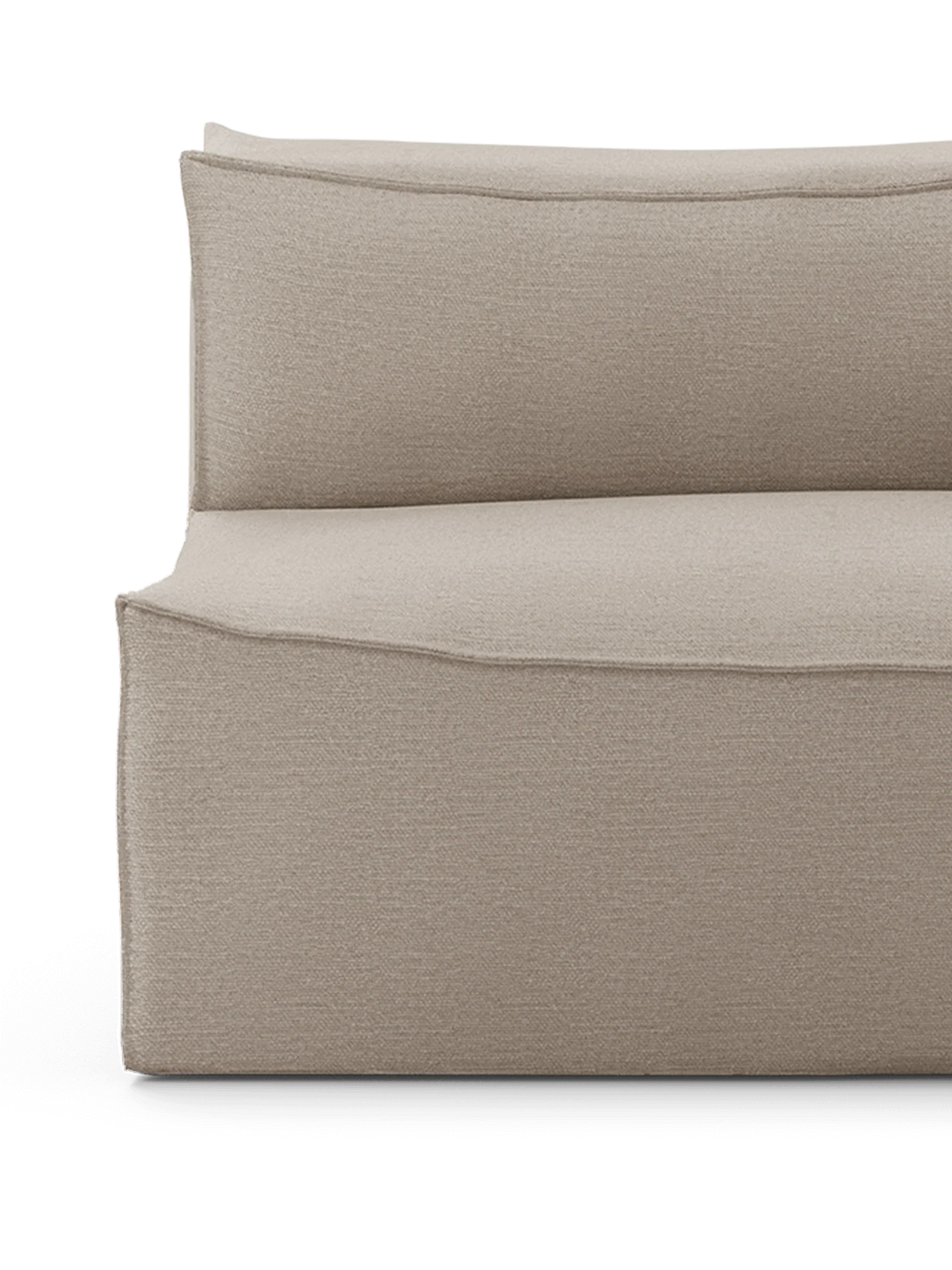 Catena Sofa Open End Right S301 - Cotton Linen - Natural - Image 2