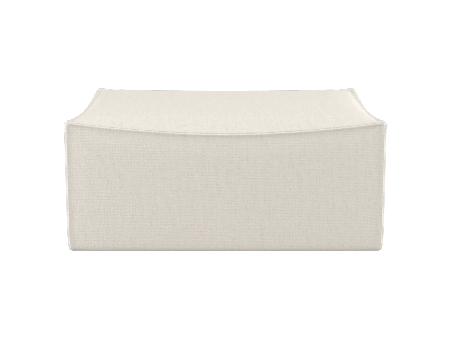 Catena Pouf Rectangular S501 - Bouclé - Off-White