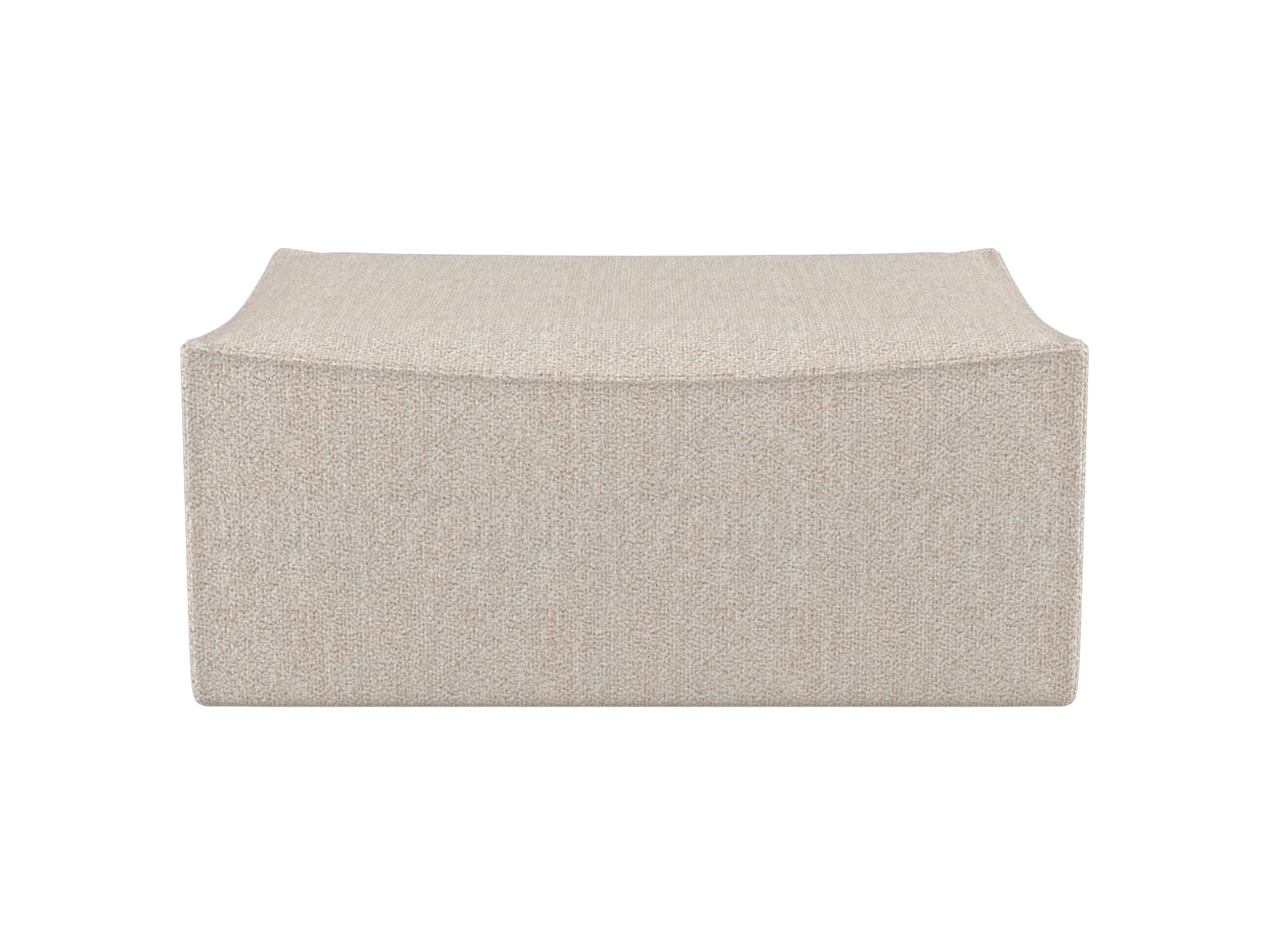 Catena Pouf Rectangular S501 - Soft Bouclé - Natural