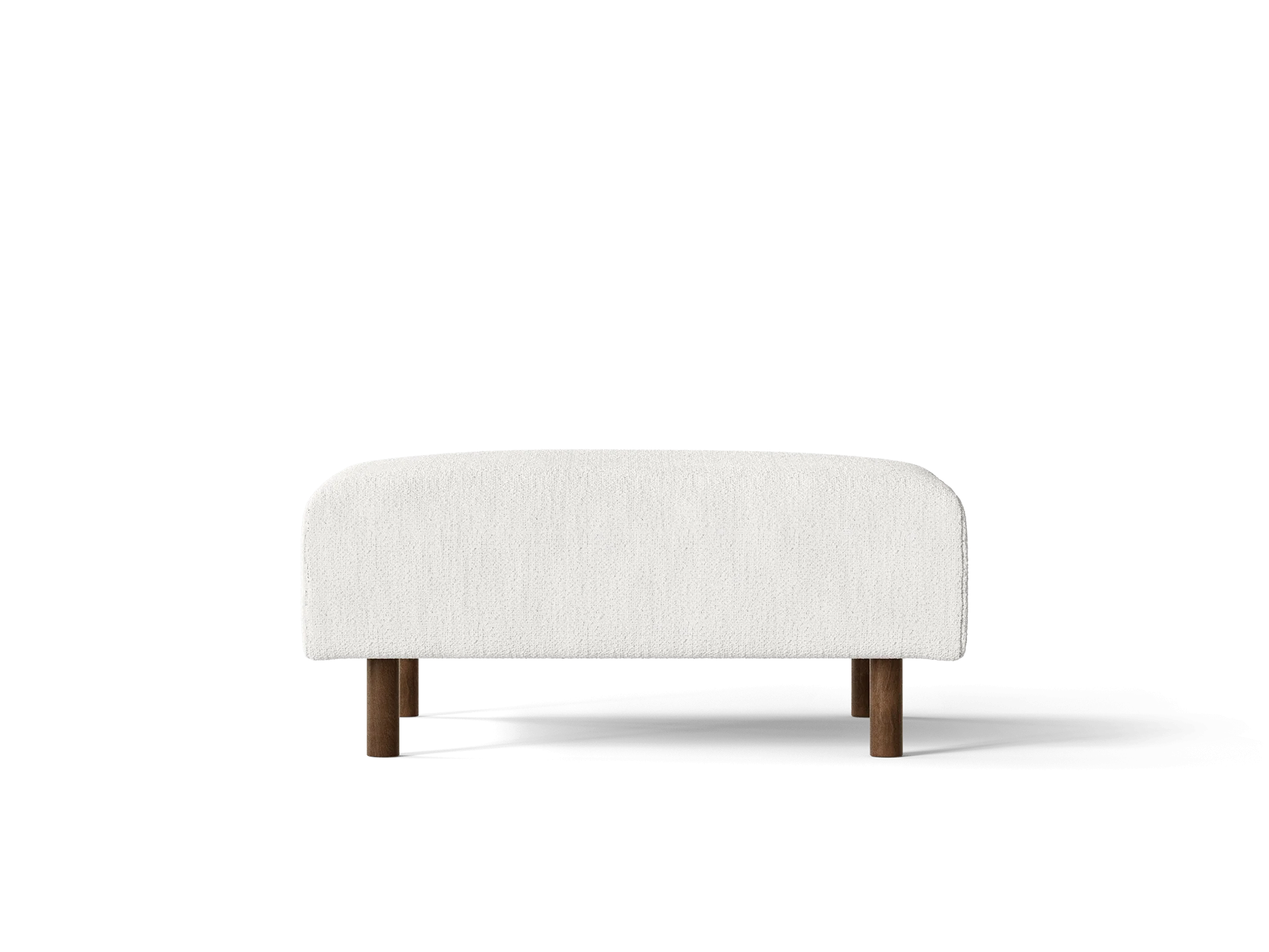 Dase Ottoman - Bouclé - Off-white - Image 2