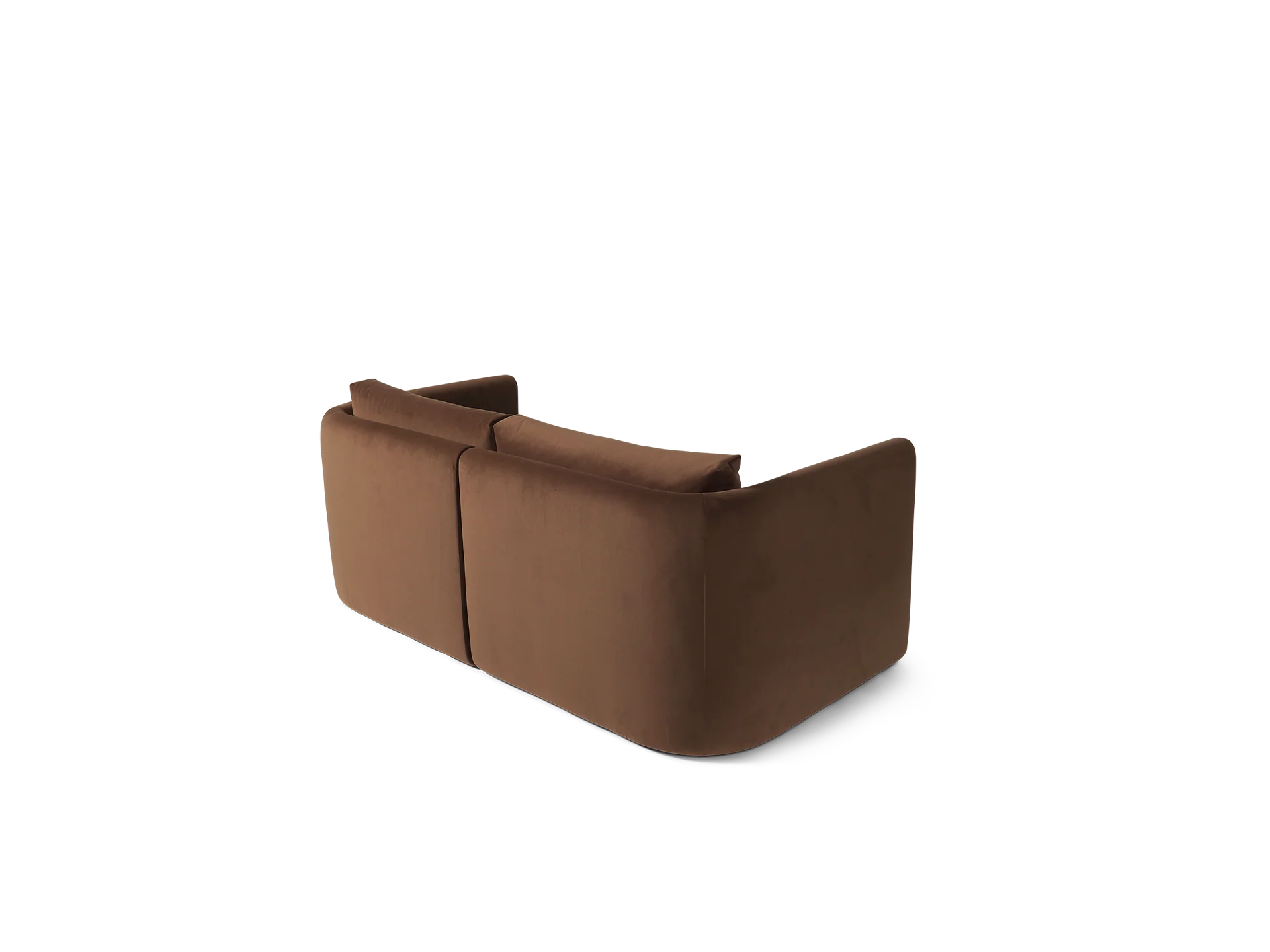 Dase Sofa Armrest Right - Rich Velvet - Soft Brown - Image 5