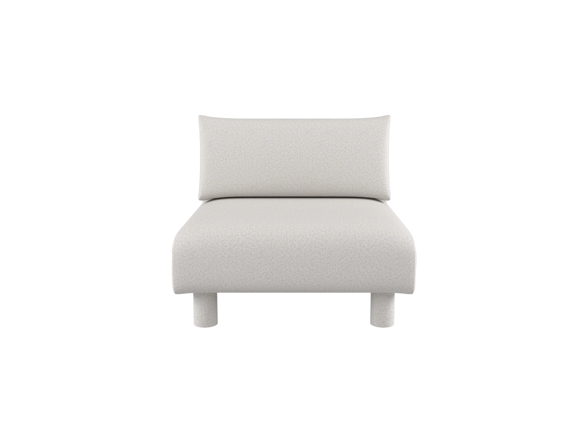Dase Sofa Center - Soft Bouclé - Off-white/Sand