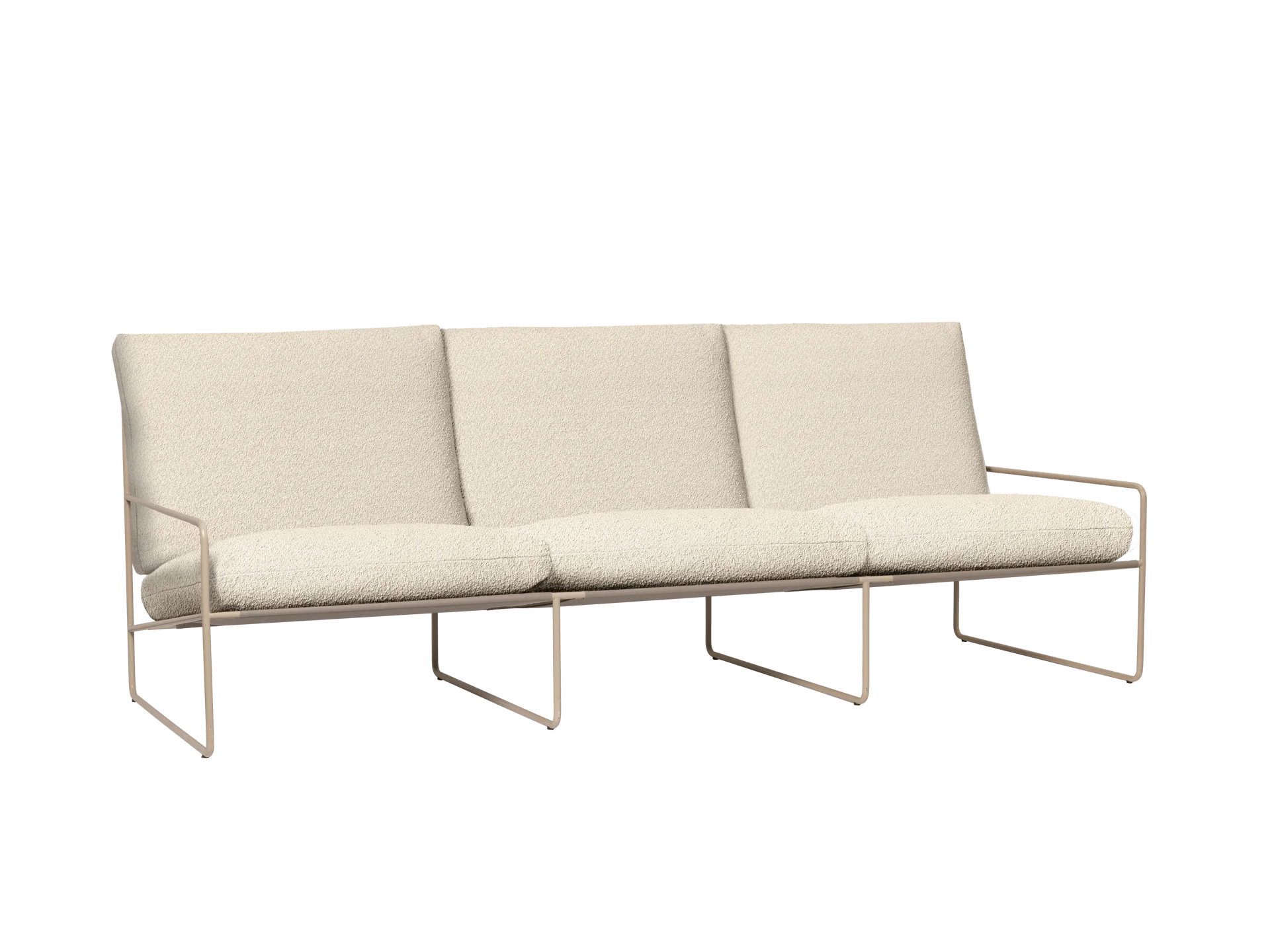 Desert 3-seater - Cashmere - Pure Bouclé - Off-White - Image 3