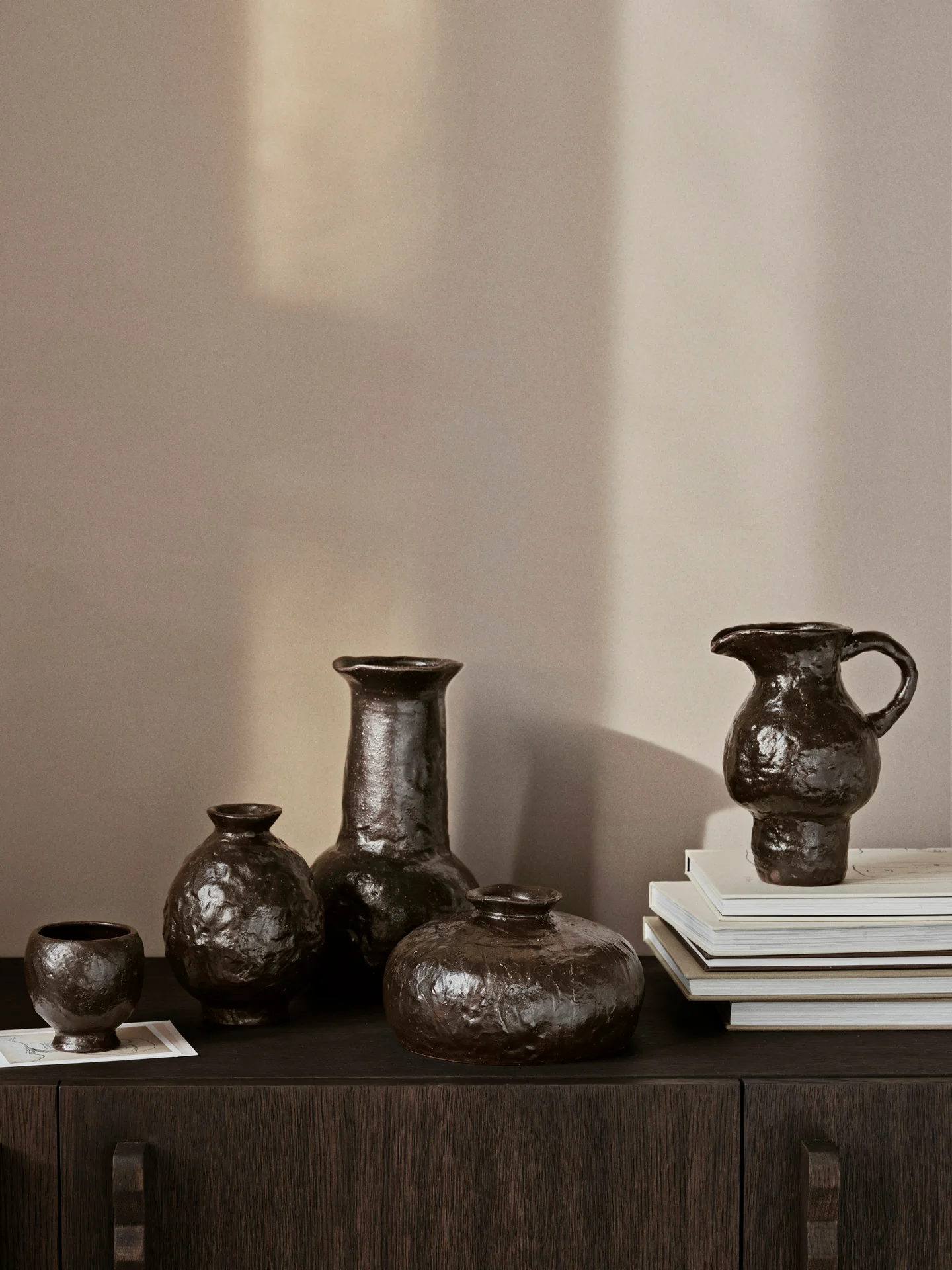 Doro Vase - Small - Coffee - Image 3