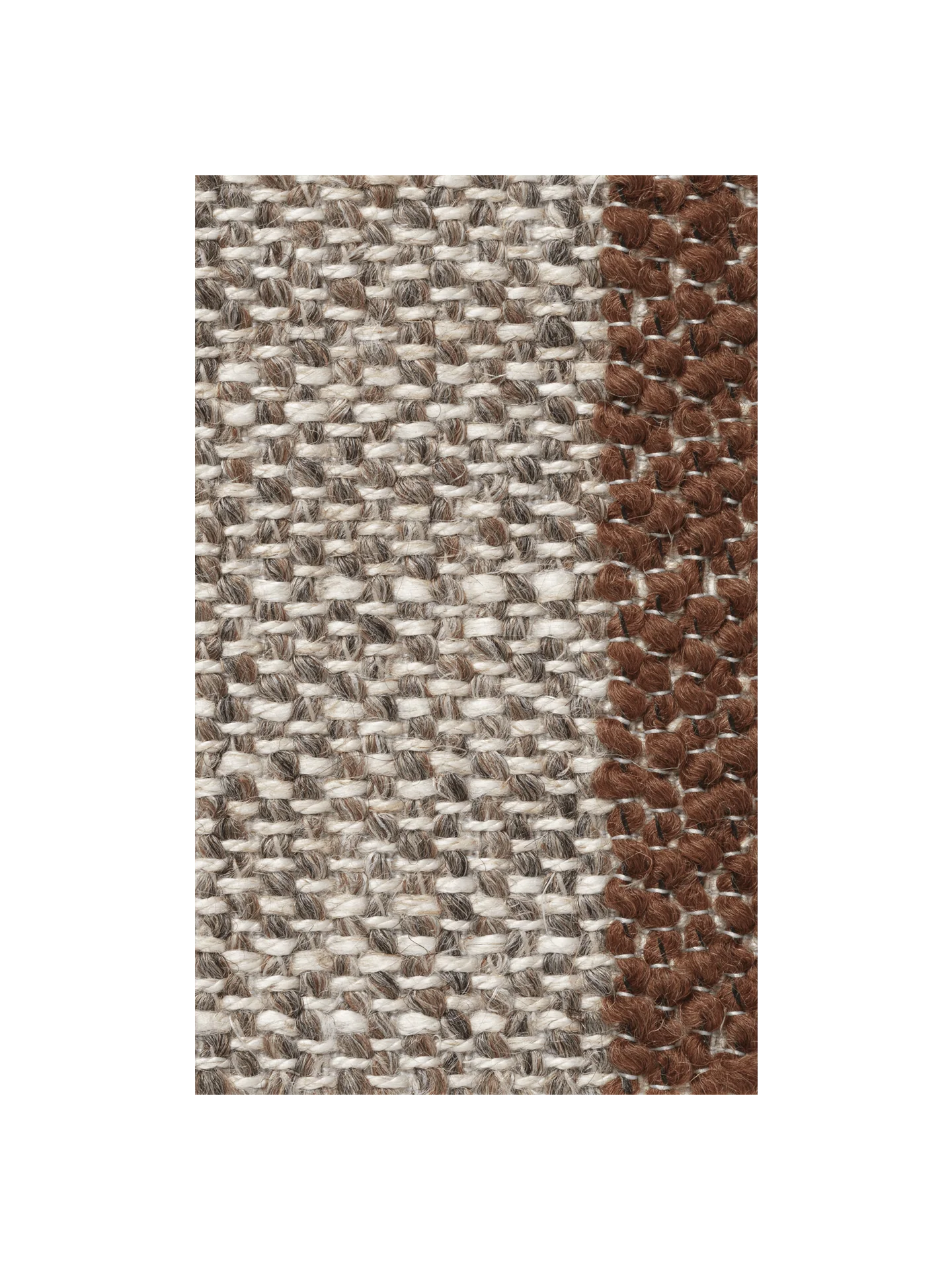 Fabric Sample - Louisiana - Sand/Chocolate