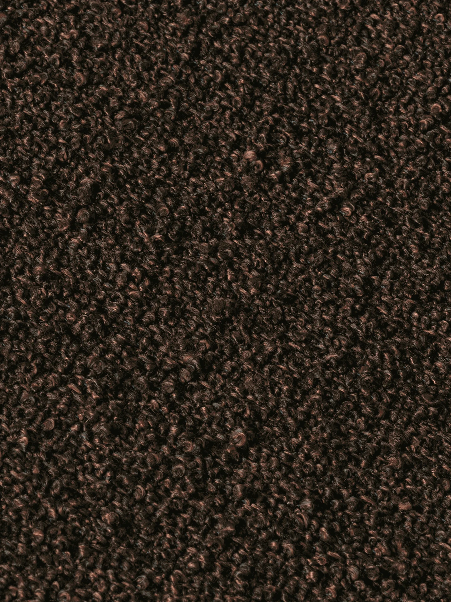 Desert 1-seater - Black - Pure Bouclé - Chestnut - Image 4