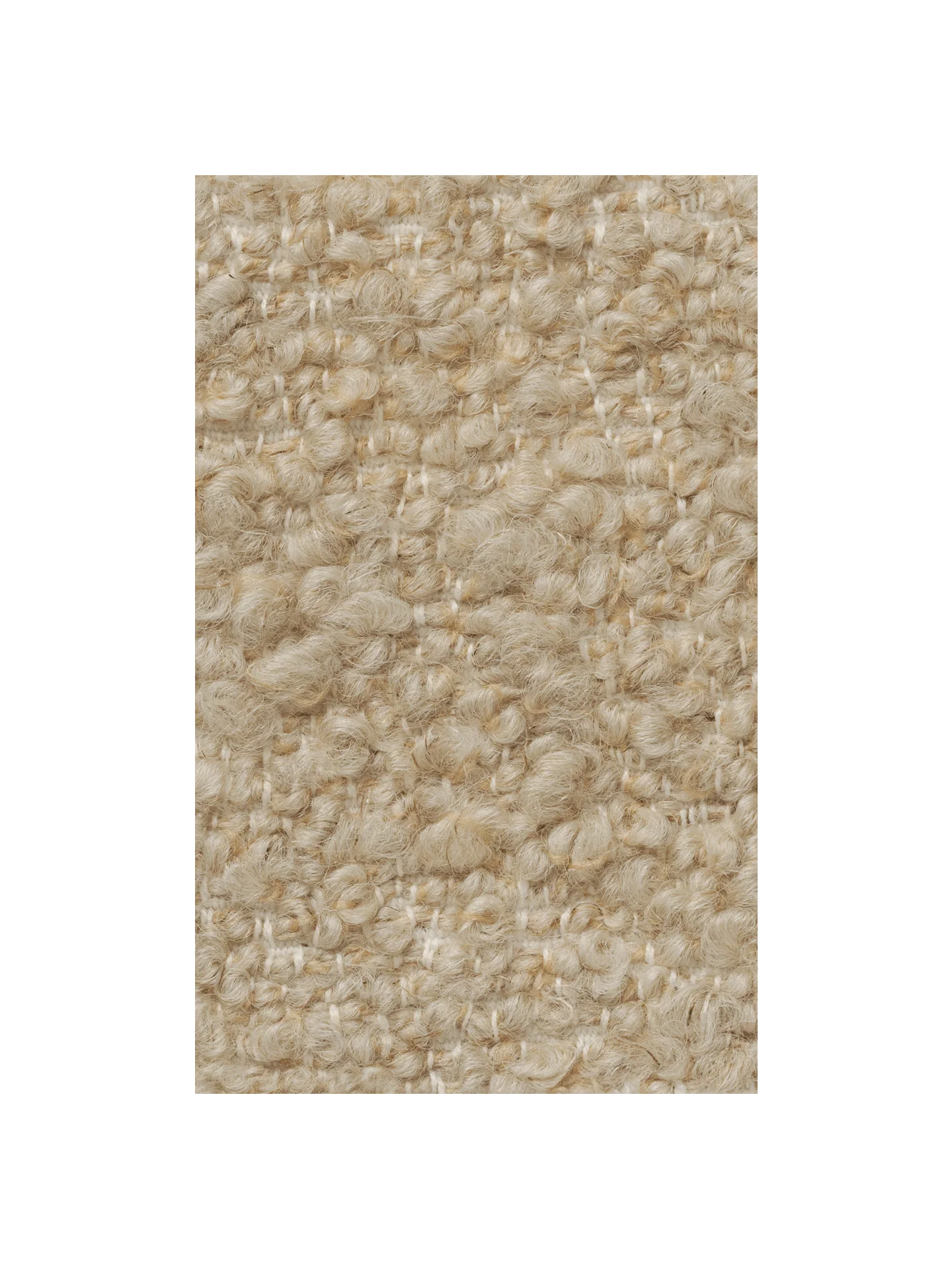 Fabric Sample - Raw Bouclé - Natural
