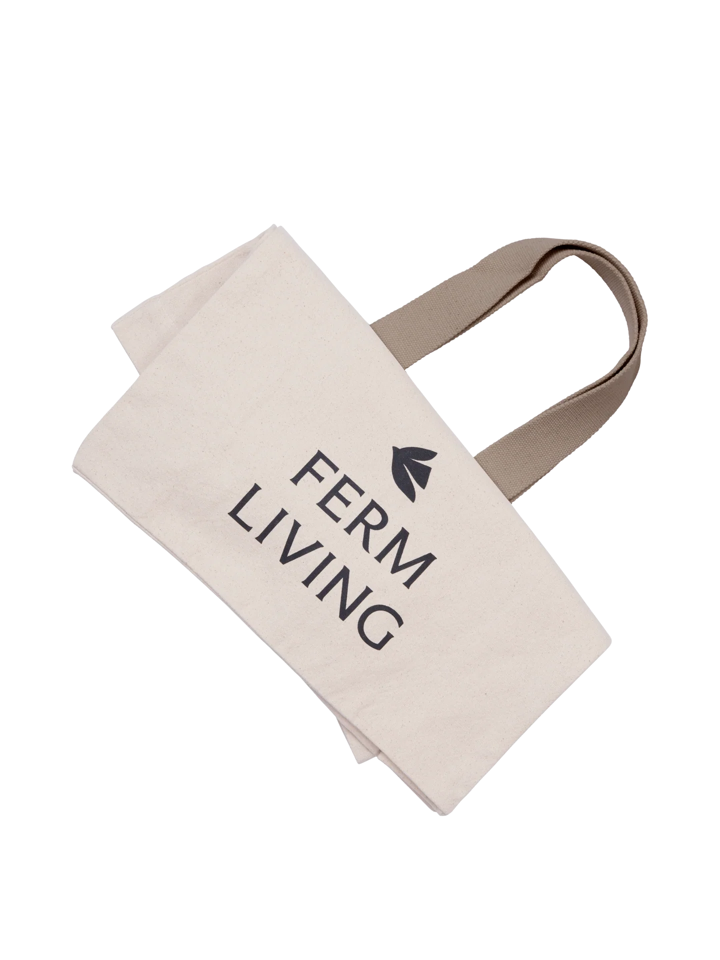 Ferm Living Everyday Tote Bag - Undyed/Dark Cashmere - Image 2
