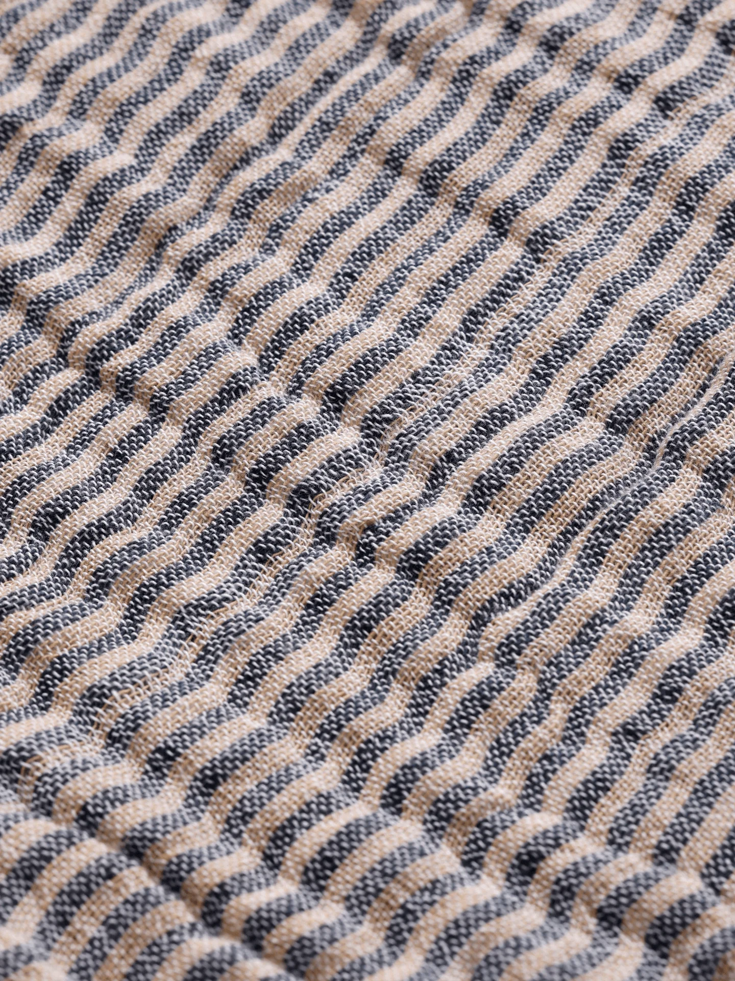 Fino Bedspread - Ink Blue/Sand - Image 2