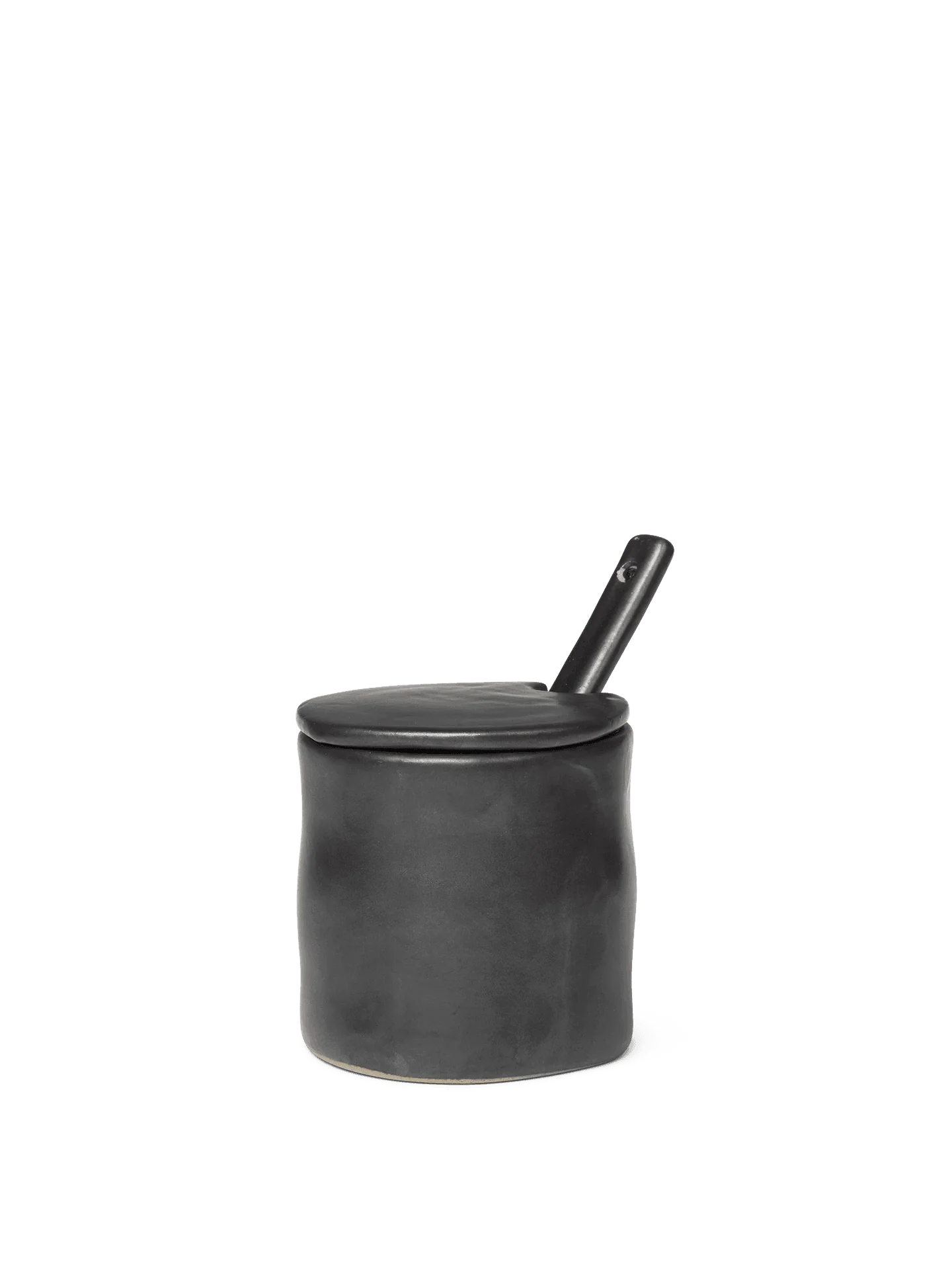 Flow Jar with Spoon - Black