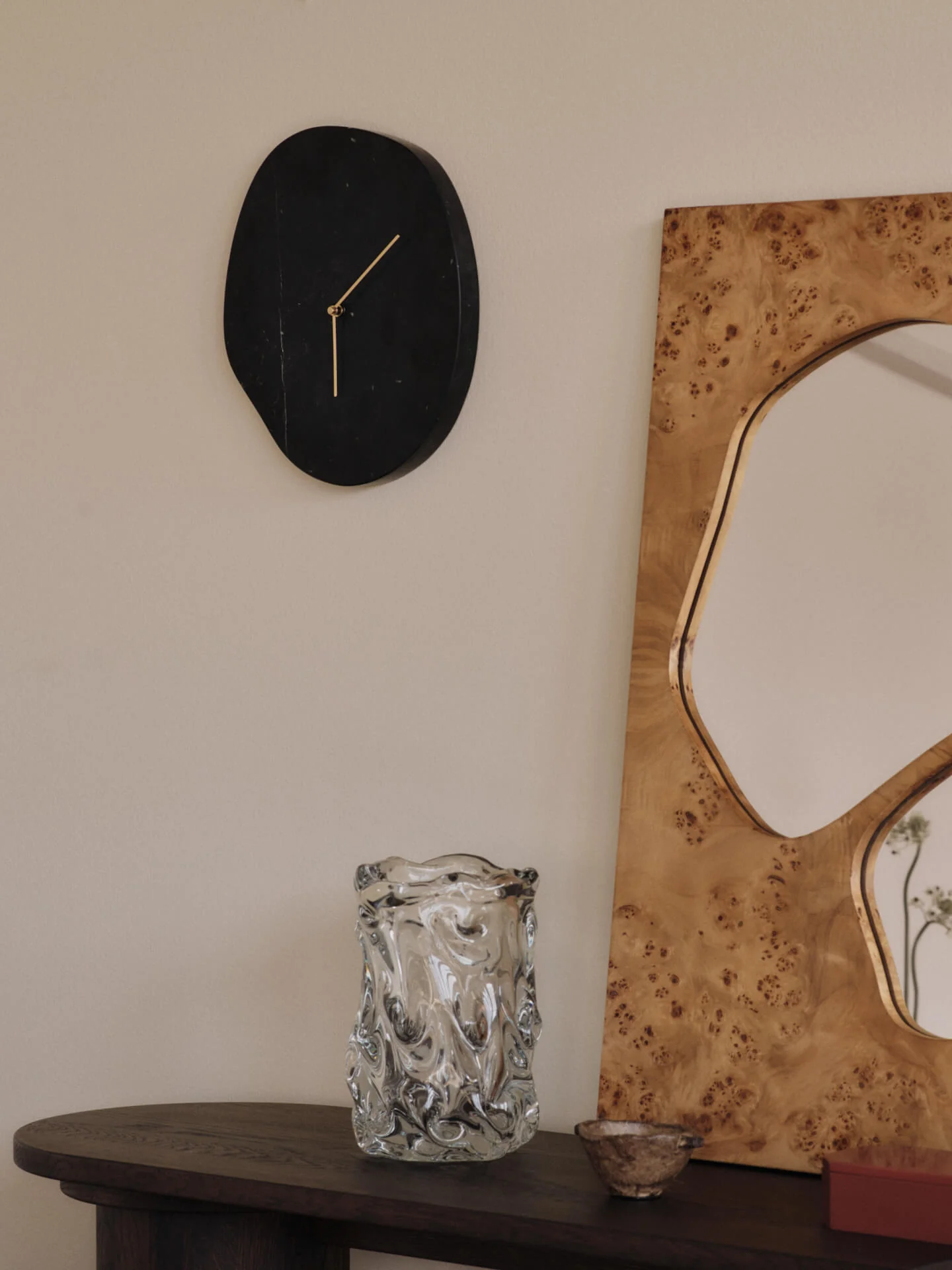 Folia Mirror - Medium - Natural Burl - Image 2