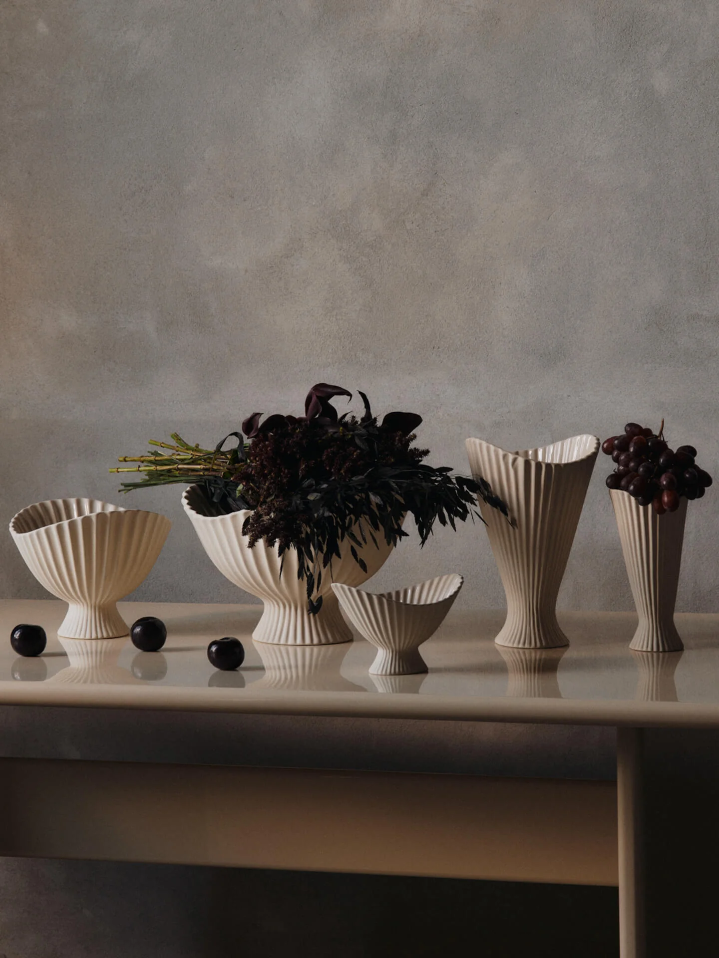 Fountain Vase - Large - Off-White - Image 3