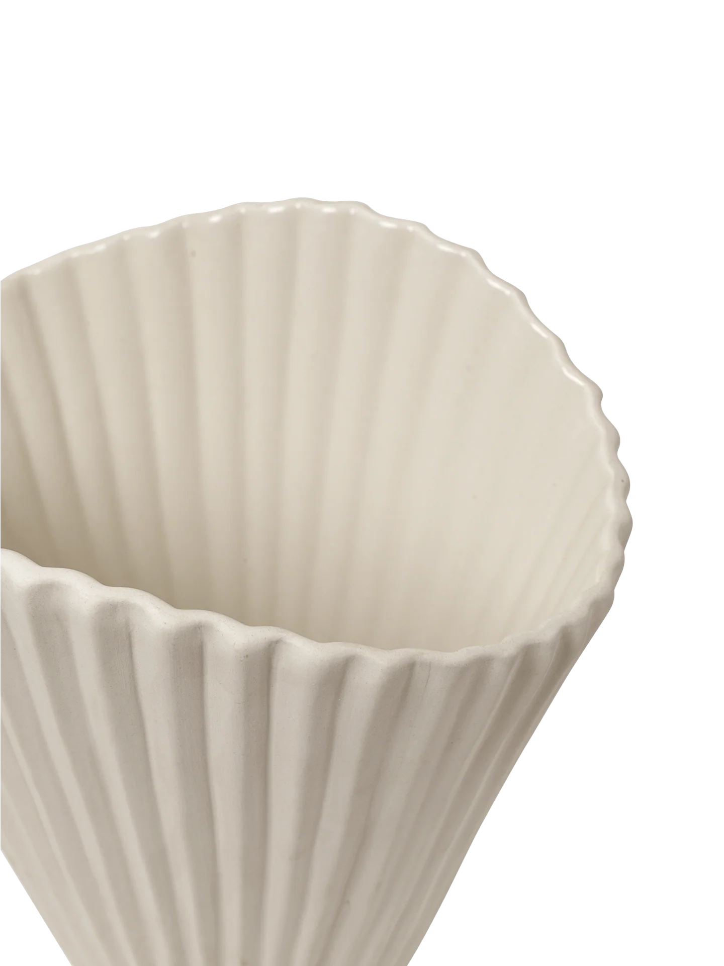 Fountain Vase - Large - Off-White - Image 5
