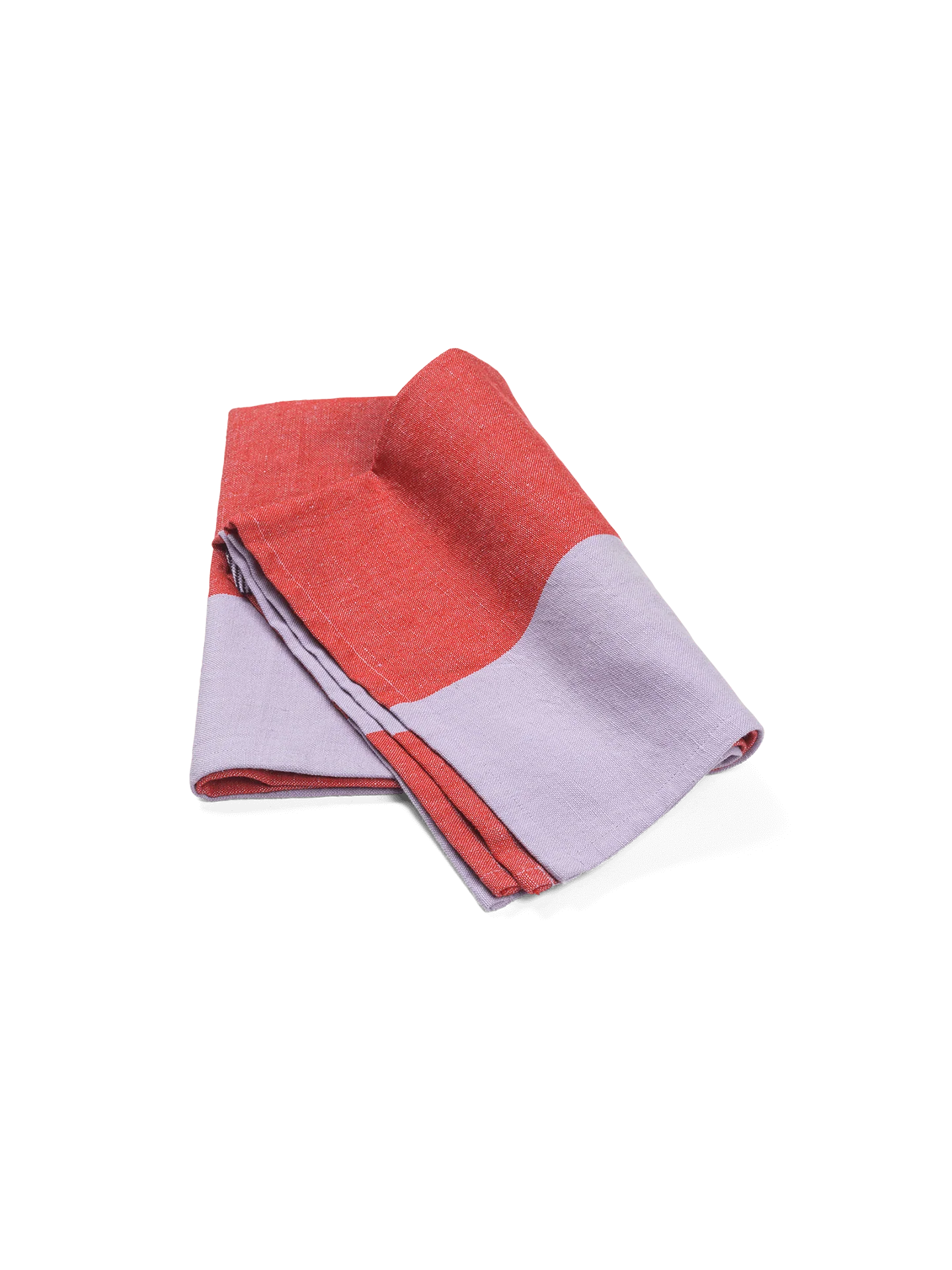 Hale Tea Towel - Red/Lilac - Image 4