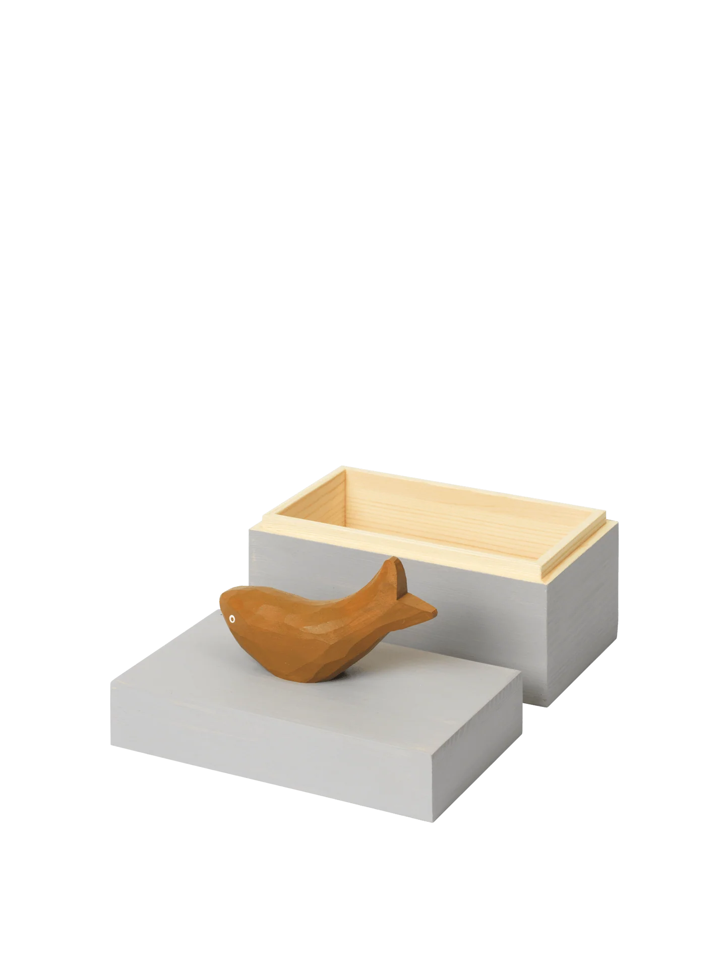 Harbour Box - Fish - Mist Blue/Aged Gold - Image 3