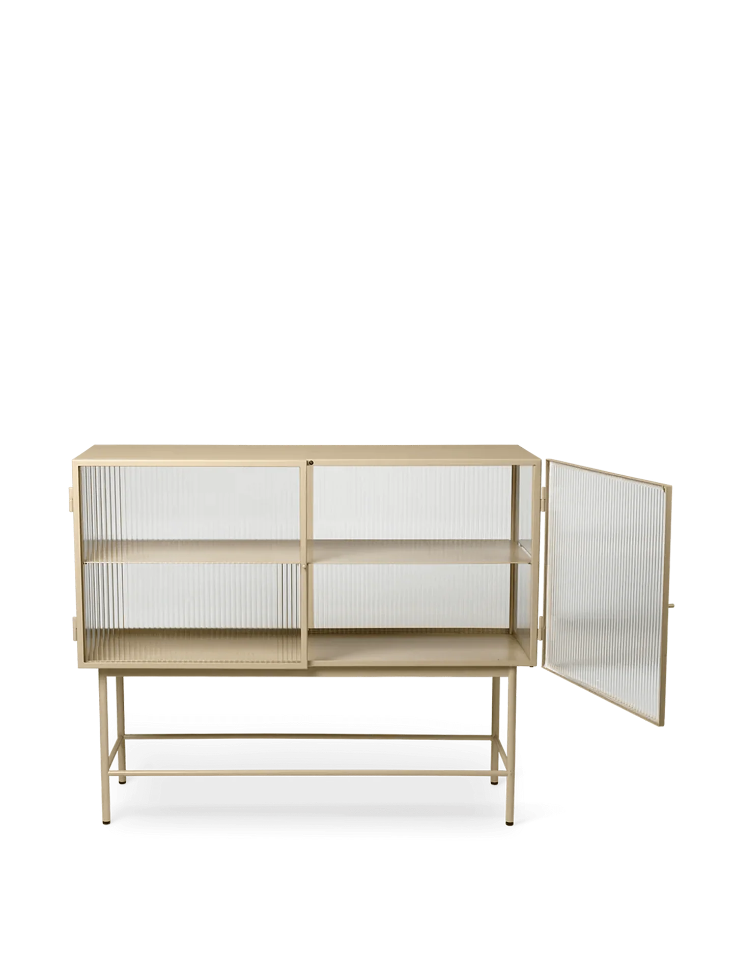 Haze Sideboard - Reeded Glass - Cashmere - Image 3