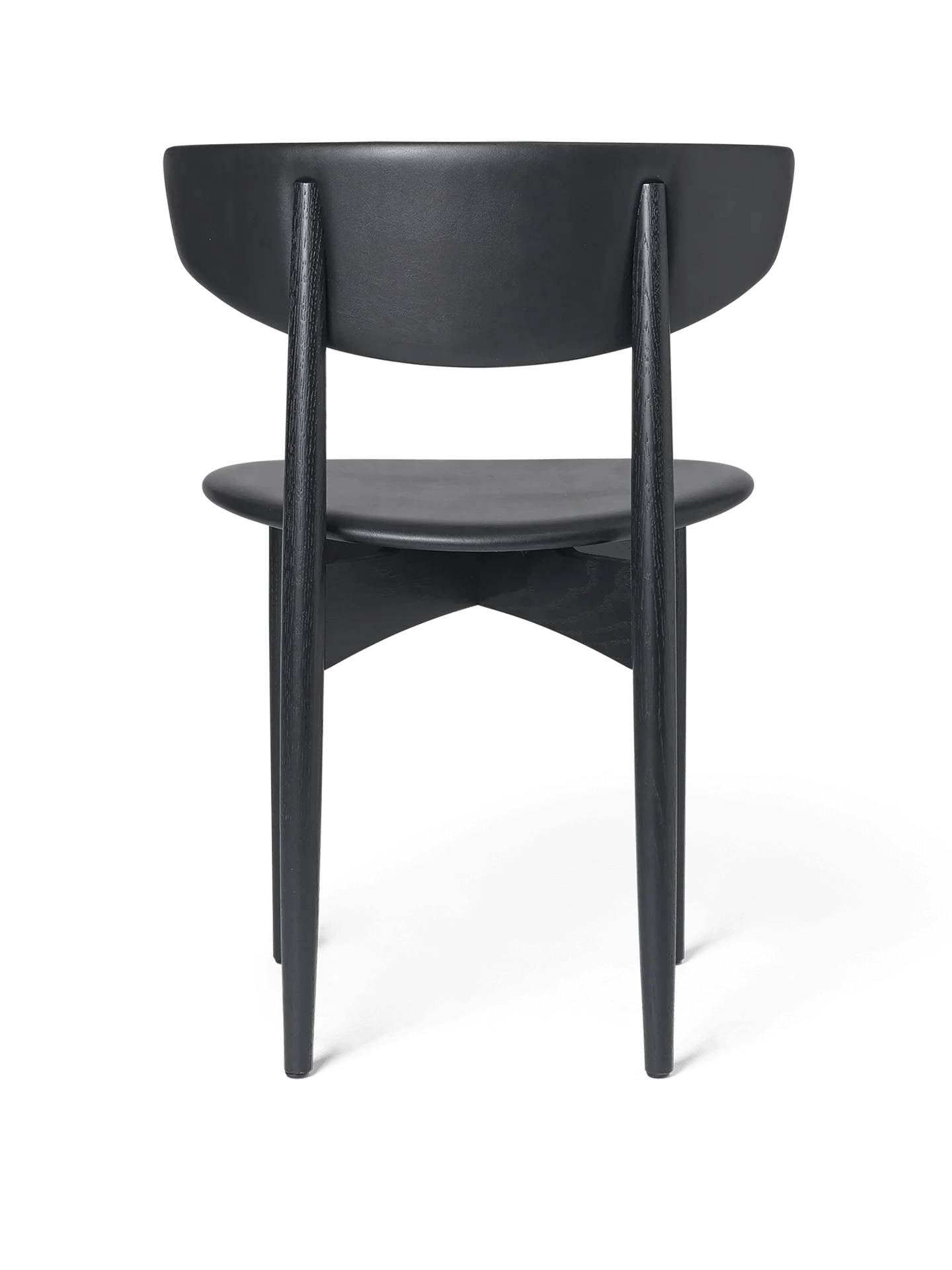 Herman Dining Chair - Upholstered - Vegea - Black Ash/Black - Image 3