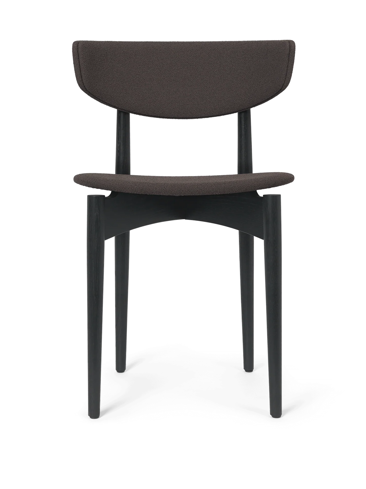 Herman Dining Chair - Upholstered - Grain - Black Ash/Chocolate