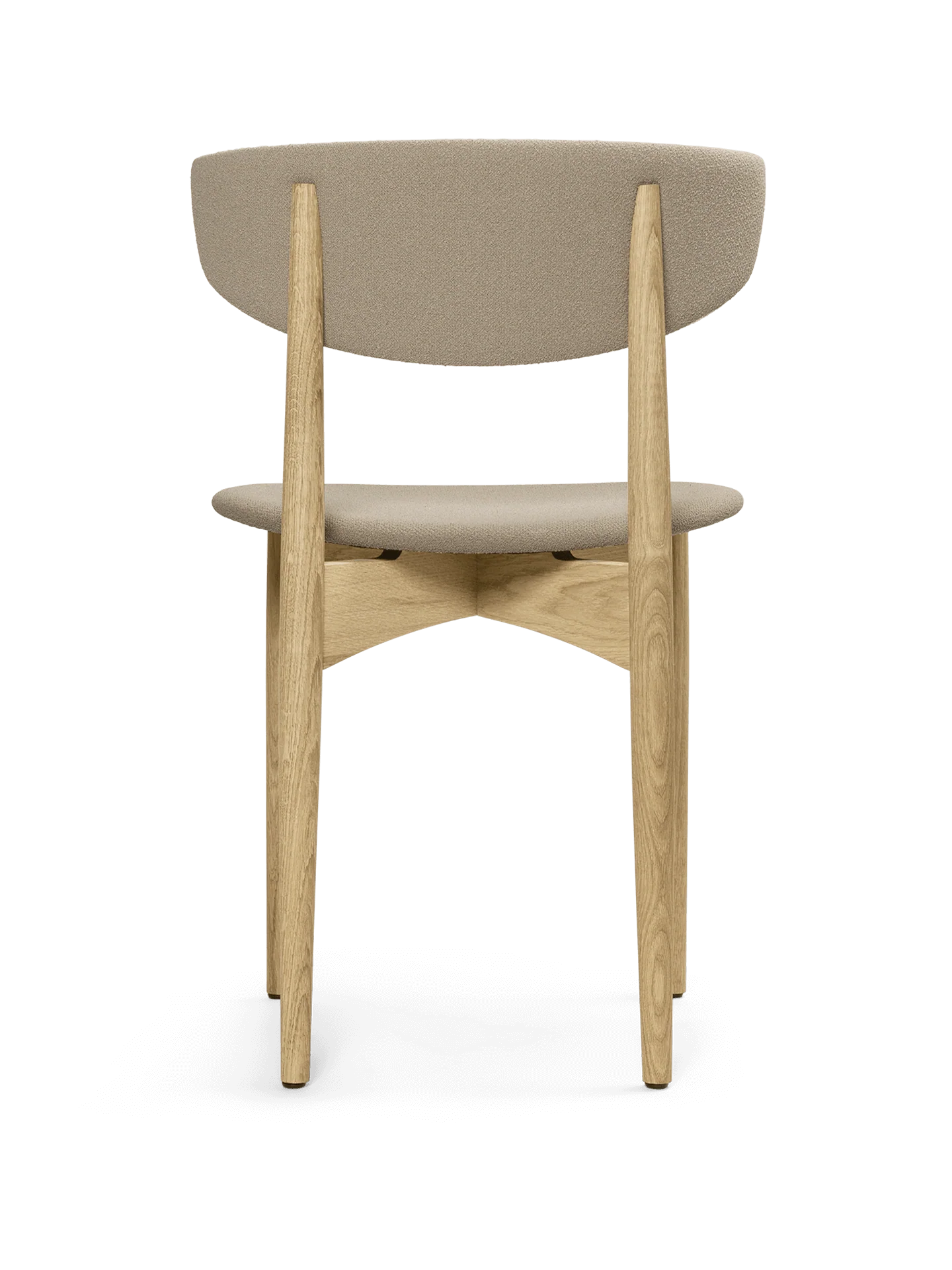 Herman Dining Chair - Upholstered - Grain - Natural Oak/Cashmere - Image 4