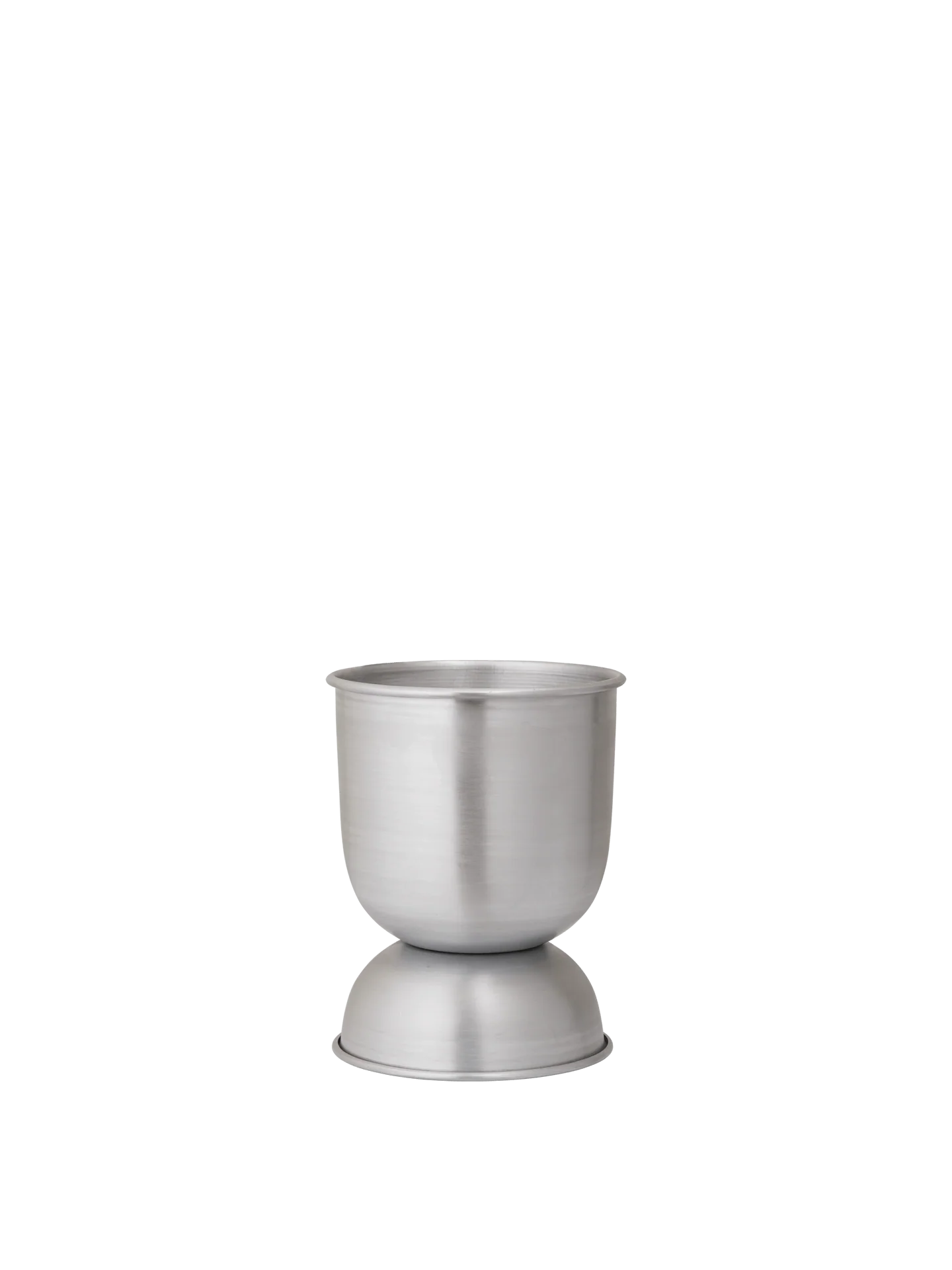 Hourglass Pot - Extra Small - Aluminium