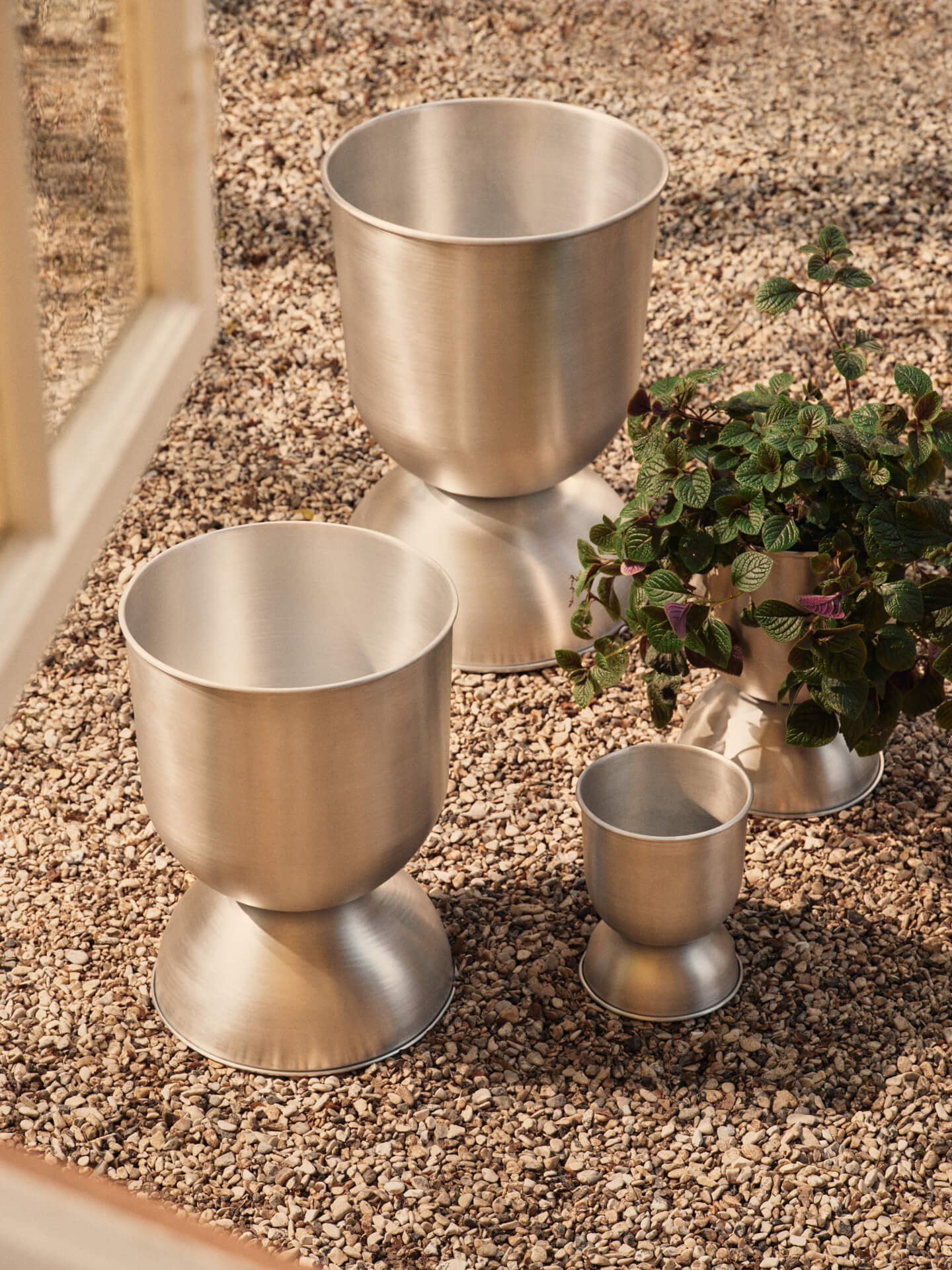 Hourglass Pot - Extra Small - Aluminium - Image 2