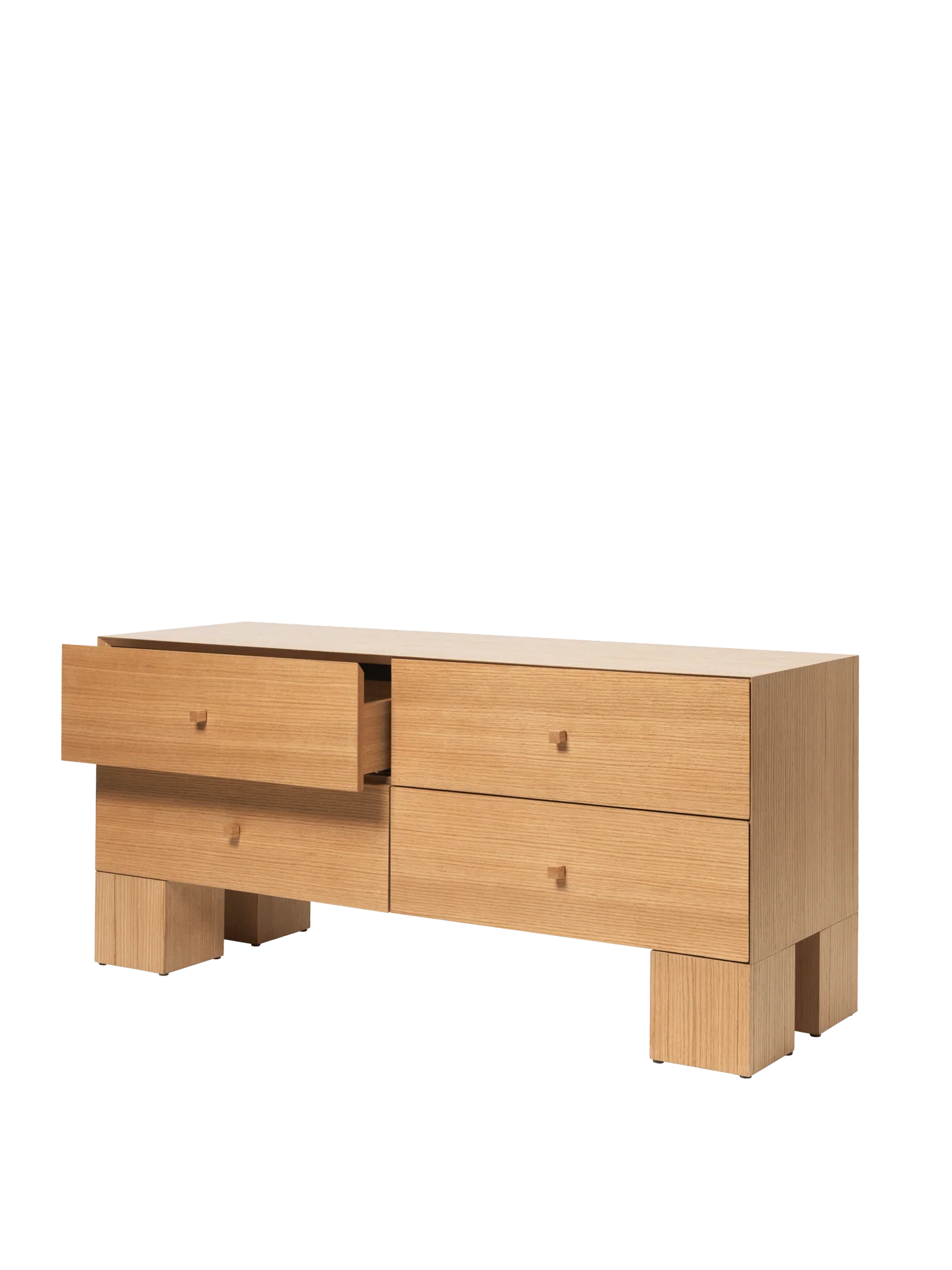 Kuben Drawers - 2x2 - Natural Oak Veneer - Image 5