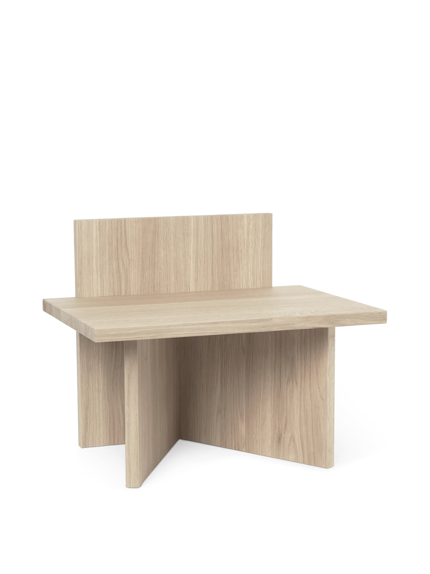 Oblique Stool - Oak