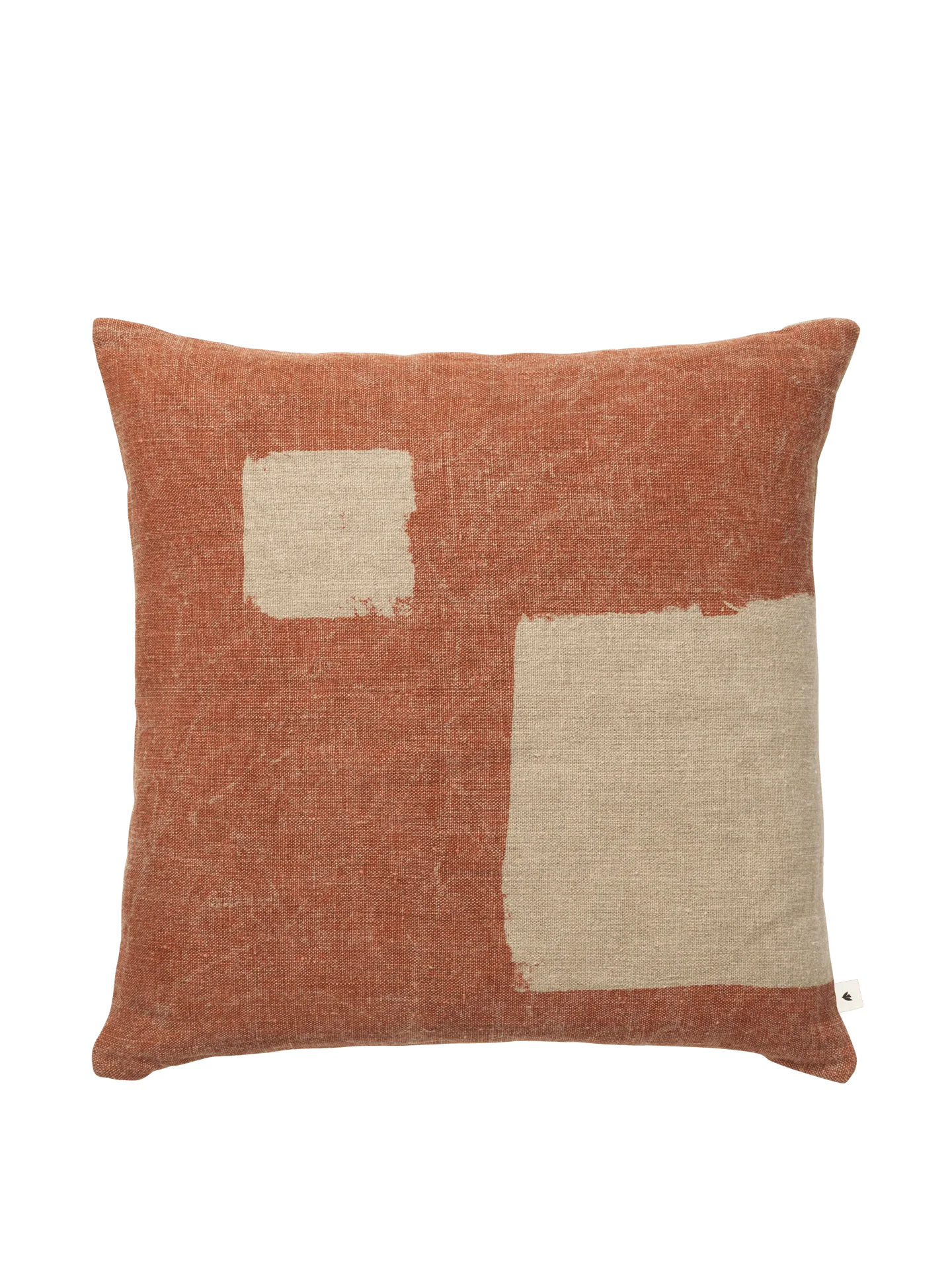 Oleo Cushion Cover - Terracotta/Natural
