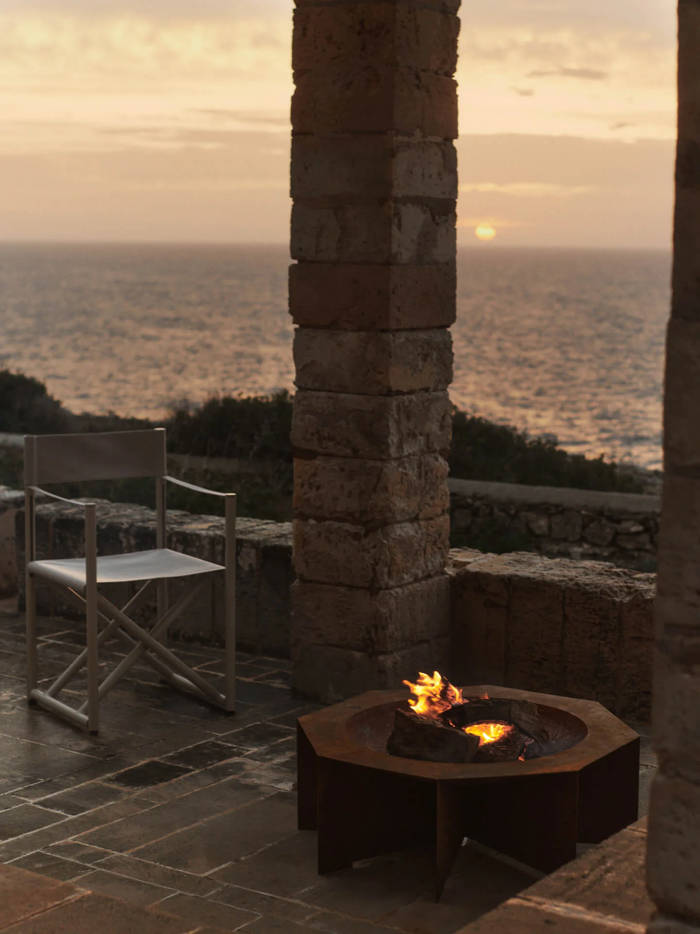 Otte Fire Pit - Rust - Image 2