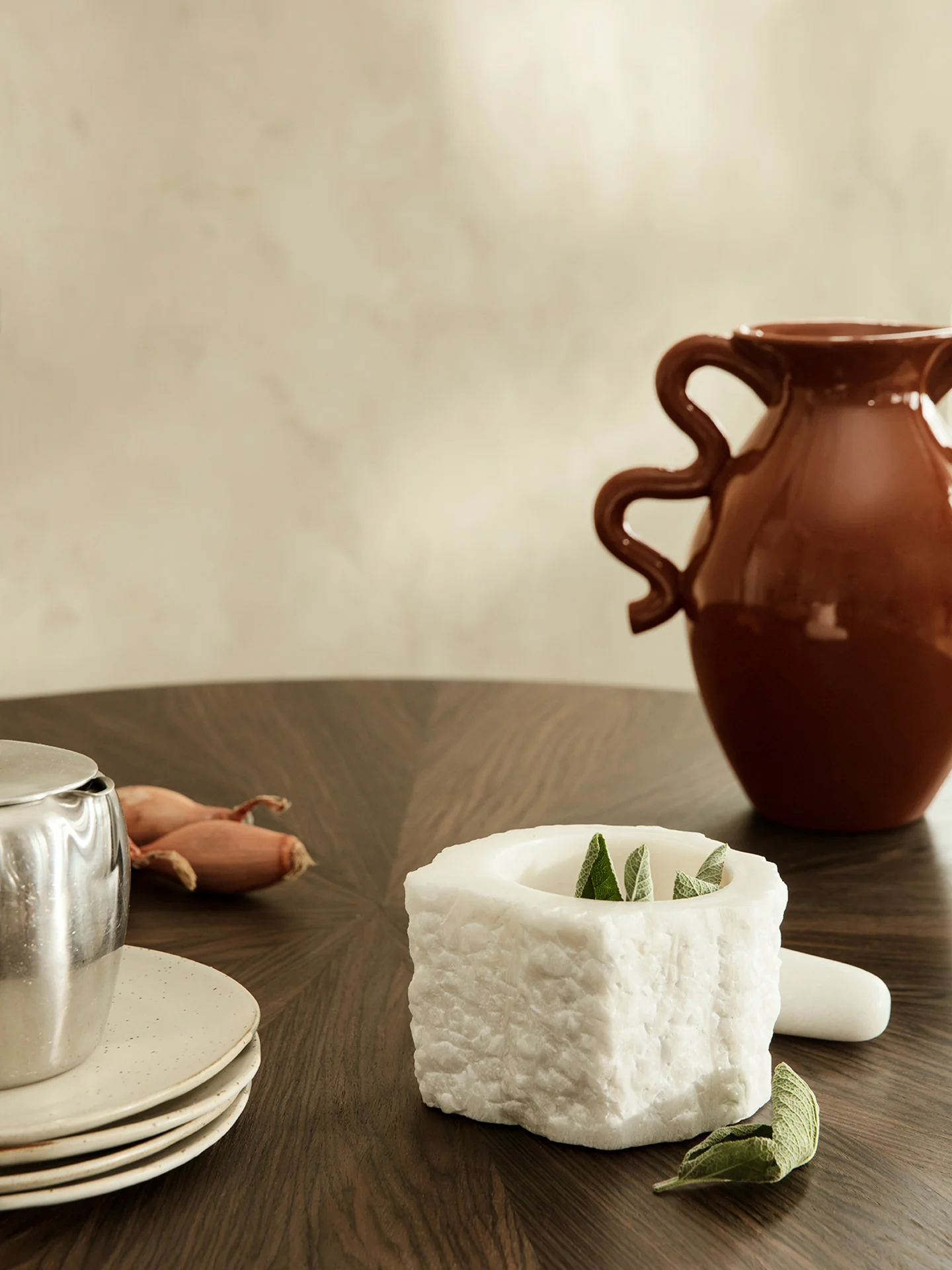 Petra Mortar - Quartz - White - Image 2