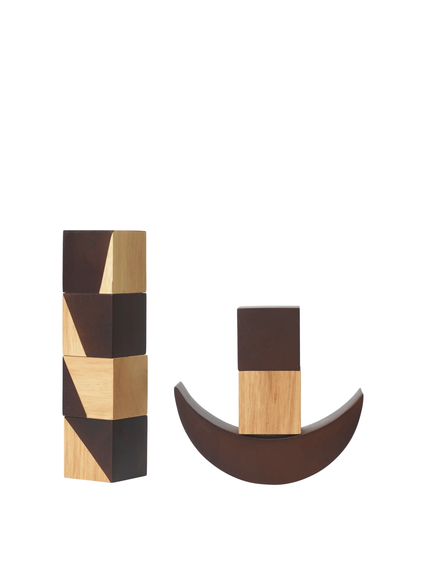 Phase Building Blocks - Natural/Dark Stained - Image 5